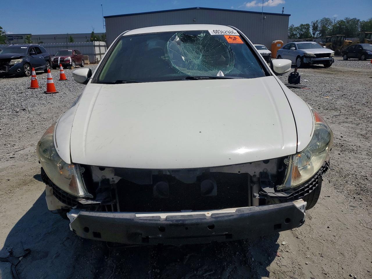 2012 Honda Accord Se White vin: 1HGCP2F66CA013836