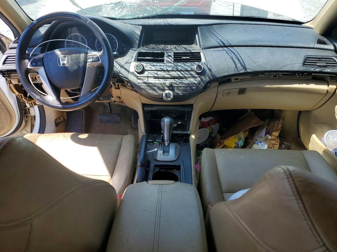 2012 Honda Accord Se White vin: 1HGCP2F66CA013836