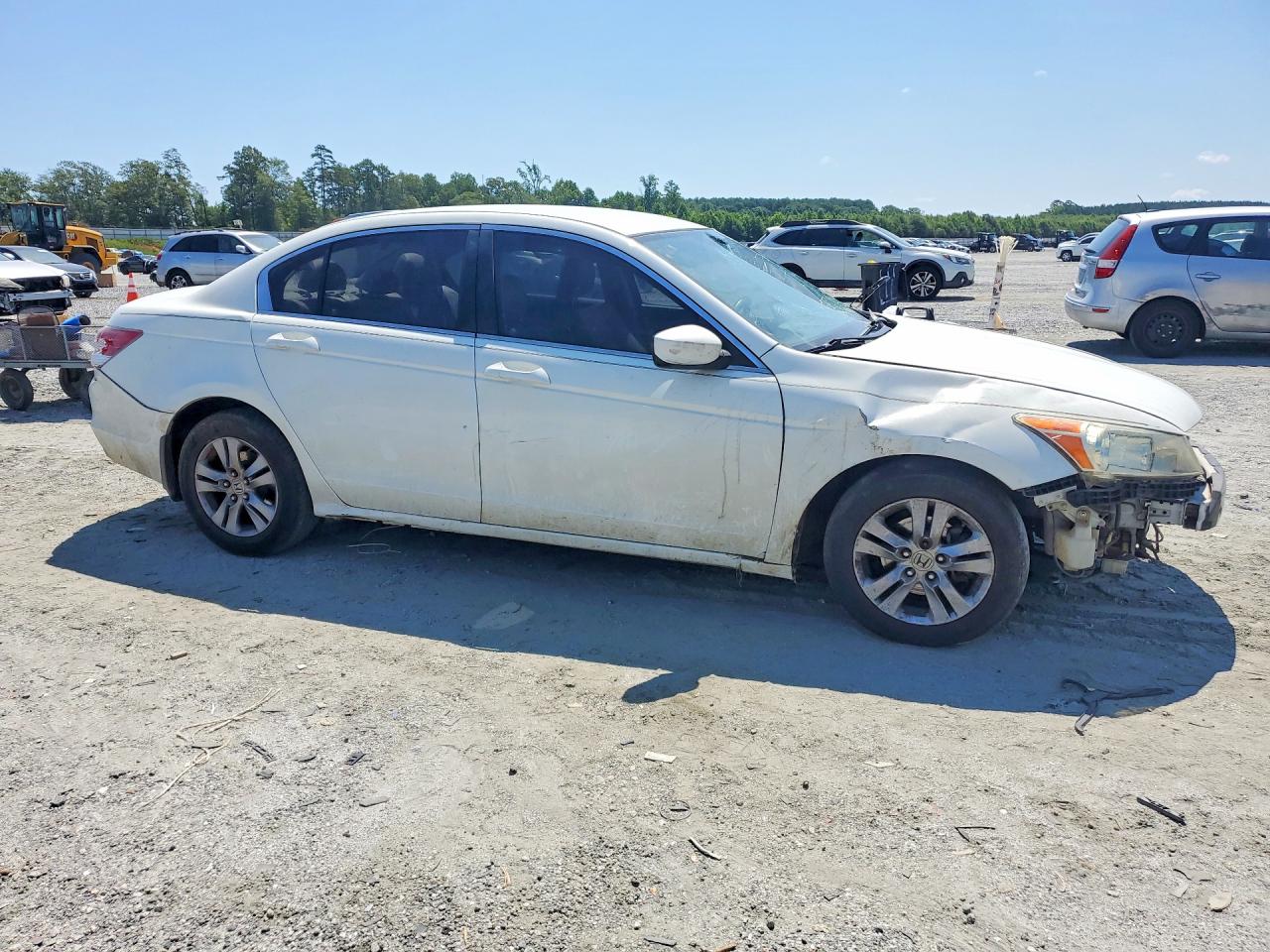 2012 Honda Accord Se White vin: 1HGCP2F66CA013836