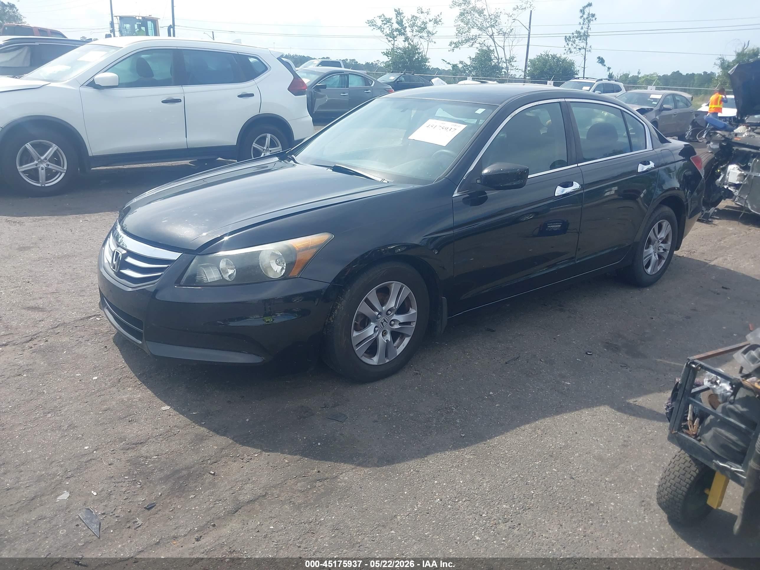 2012 Honda Accord 2.4 Se Черный vin: 1HGCP2F66CA017255
