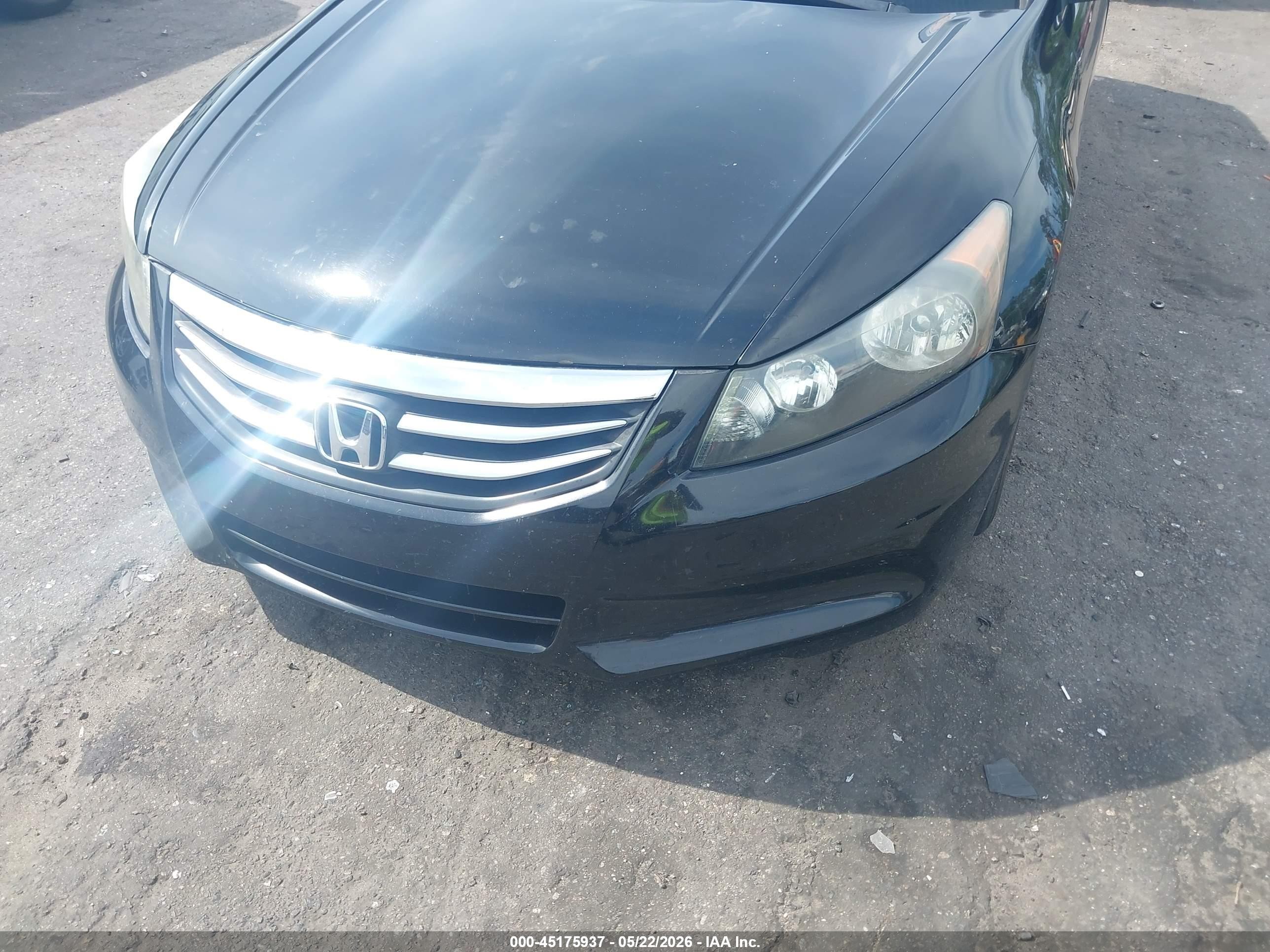 2012 Honda Accord 2.4 Se Черный vin: 1HGCP2F66CA017255