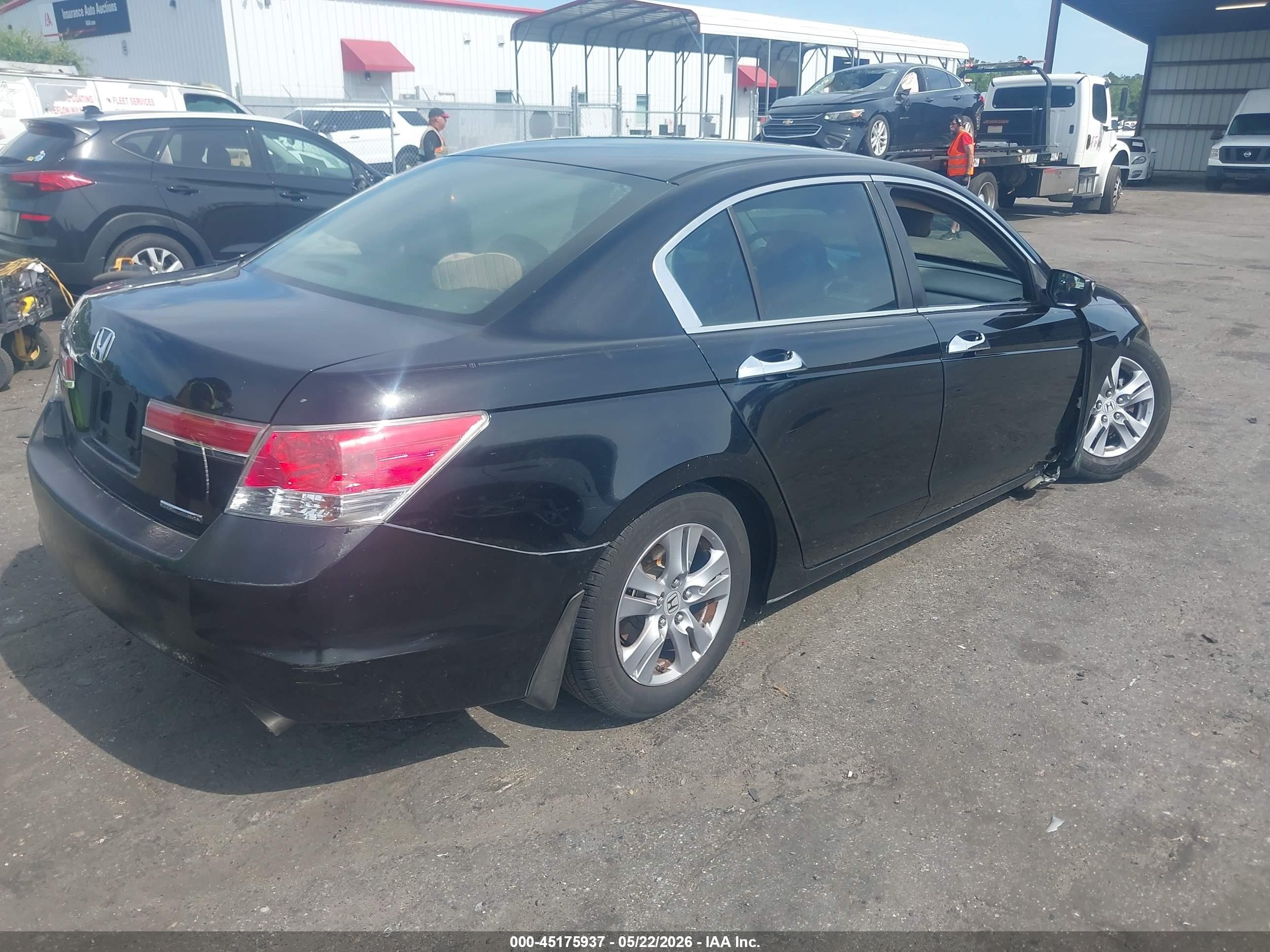 2012 Honda Accord 2.4 Se Черный vin: 1HGCP2F66CA017255