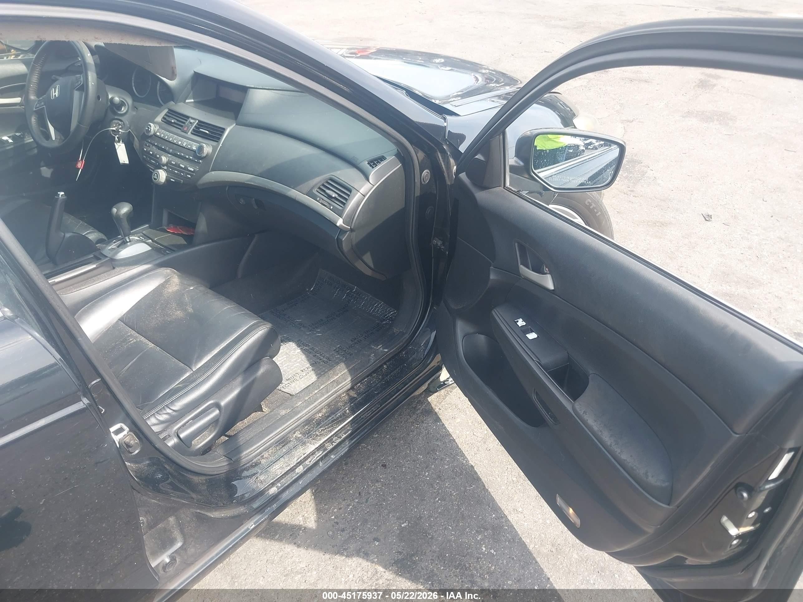 2012 Honda Accord 2.4 Se Черный vin: 1HGCP2F66CA017255