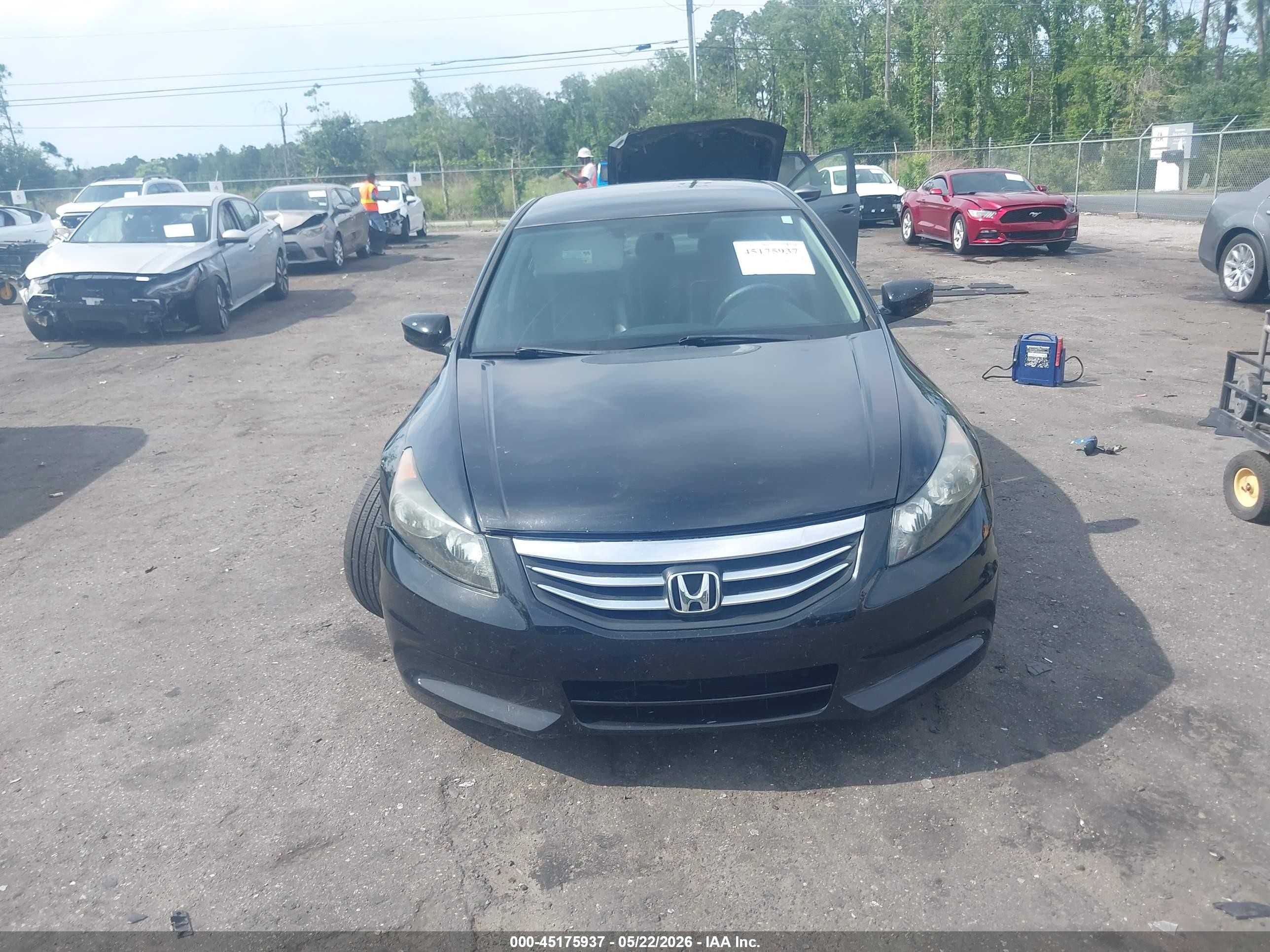 2012 Honda Accord 2.4 Se Черный vin: 1HGCP2F66CA017255