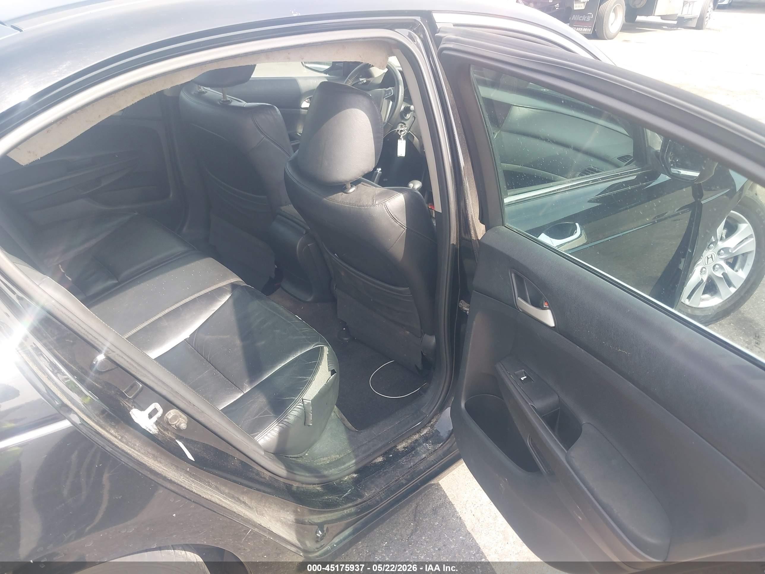 2012 Honda Accord 2.4 Se Черный vin: 1HGCP2F66CA017255