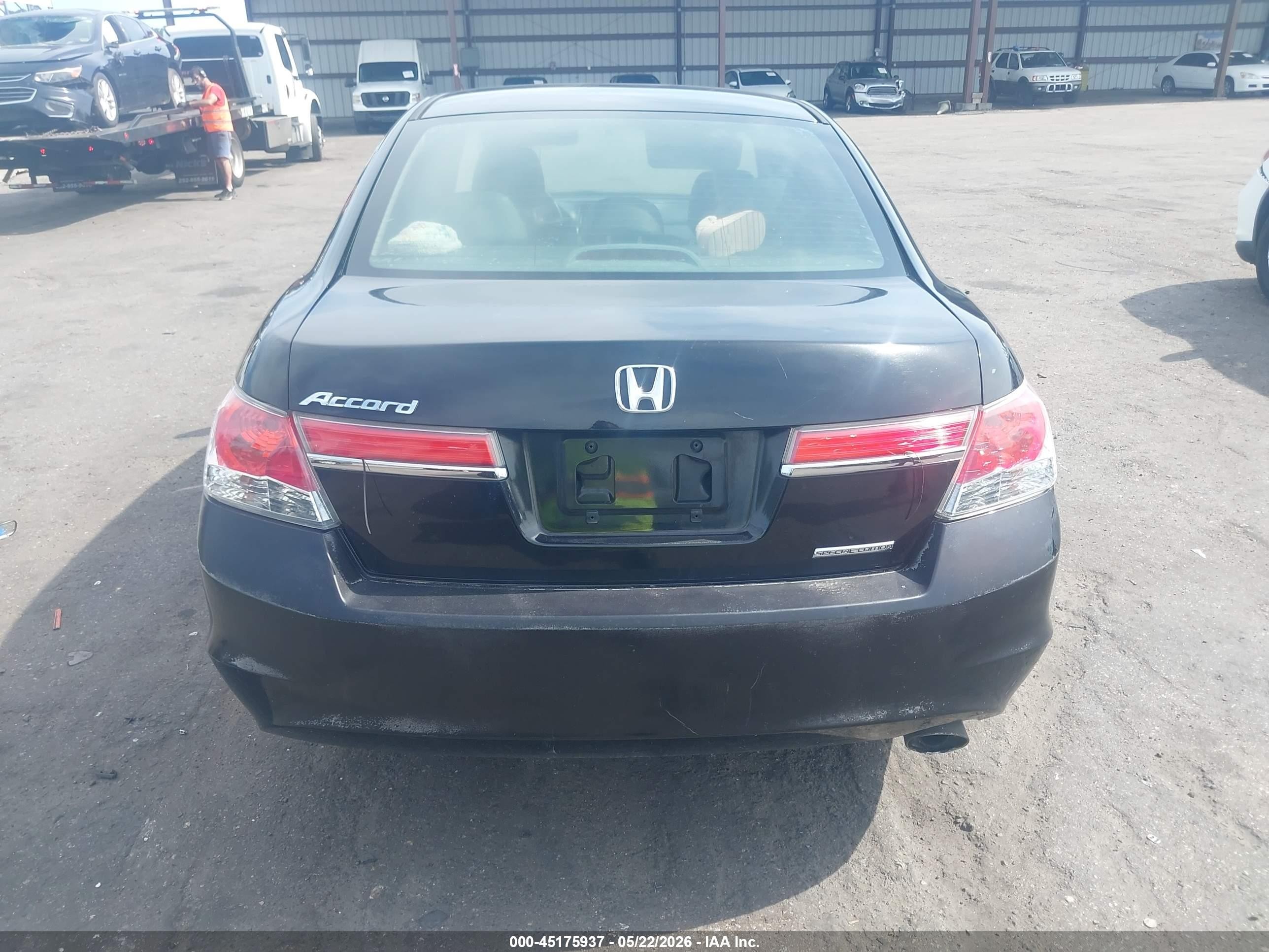 2012 Honda Accord 2.4 Se Черный vin: 1HGCP2F66CA017255