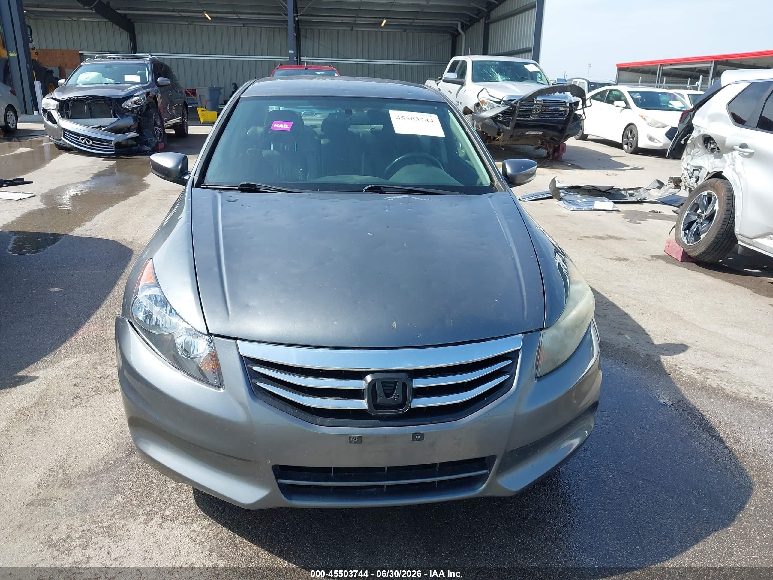 2012 Honda Accord 2.4 Se Gray vin: 1HGCP2F66CA027008