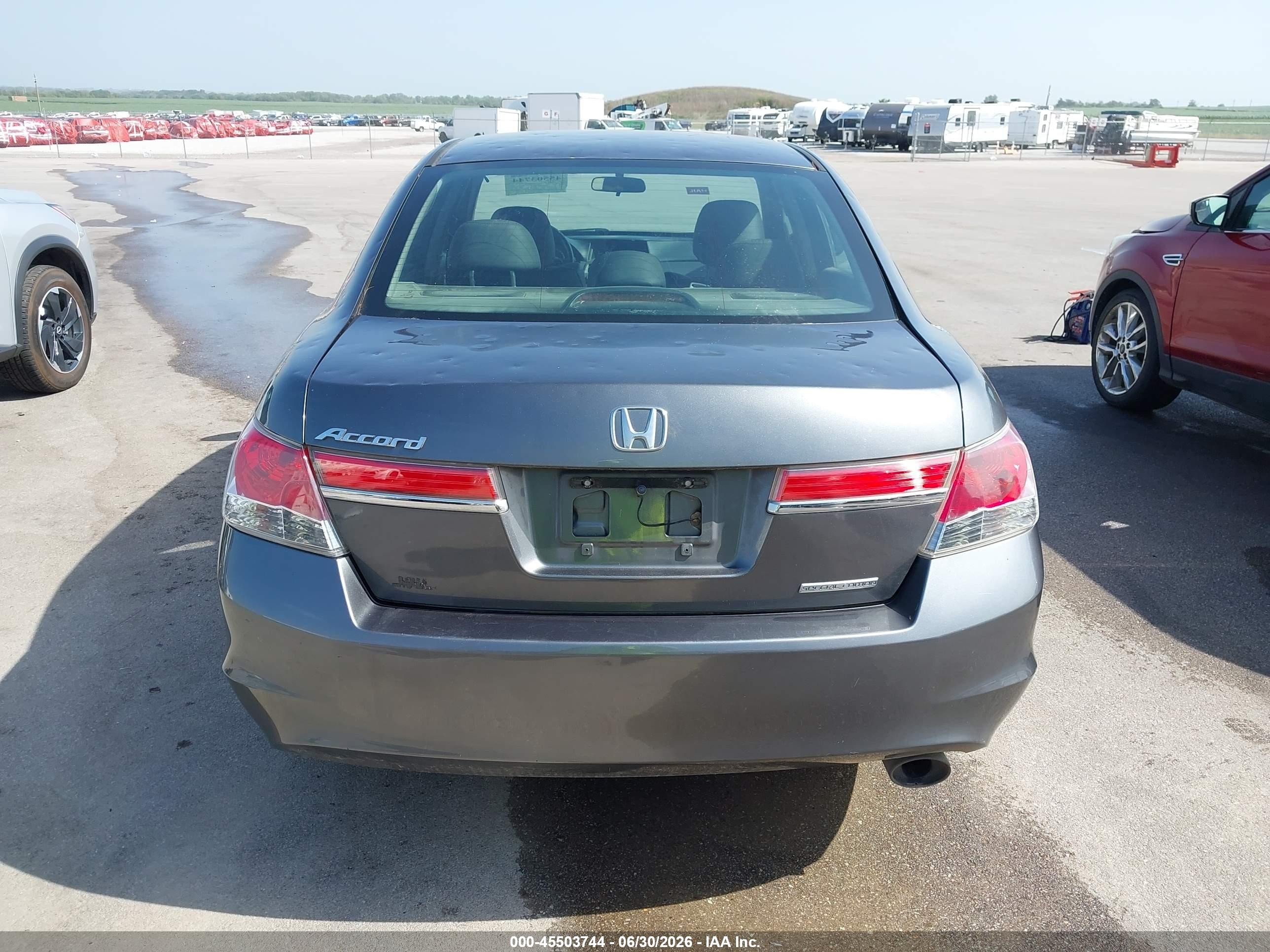 2012 Honda Accord 2.4 Se Gray vin: 1HGCP2F66CA027008