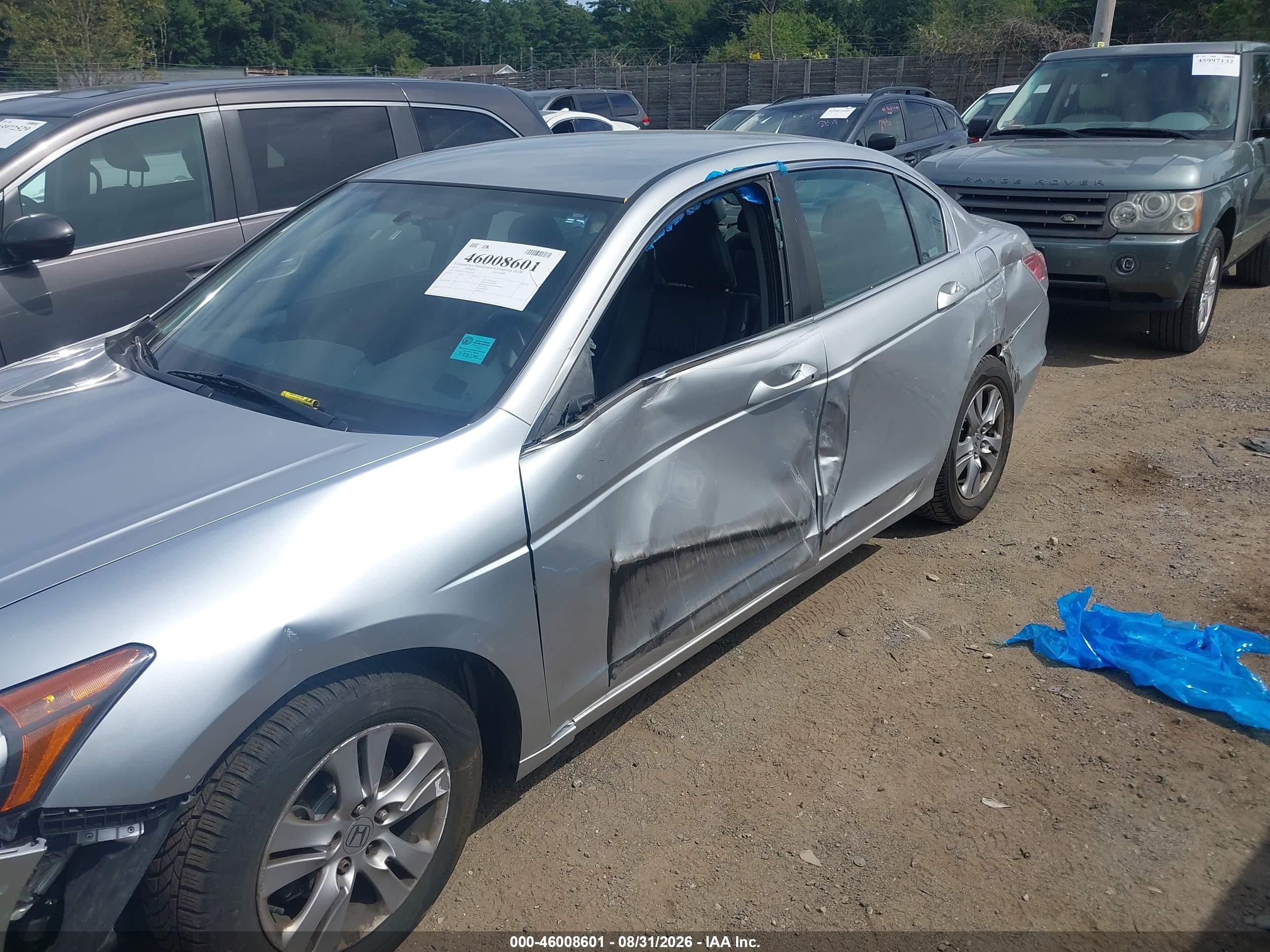 2012 Honda Accord 2.4 Se Silver vin: 1HGCP2F66CA053334