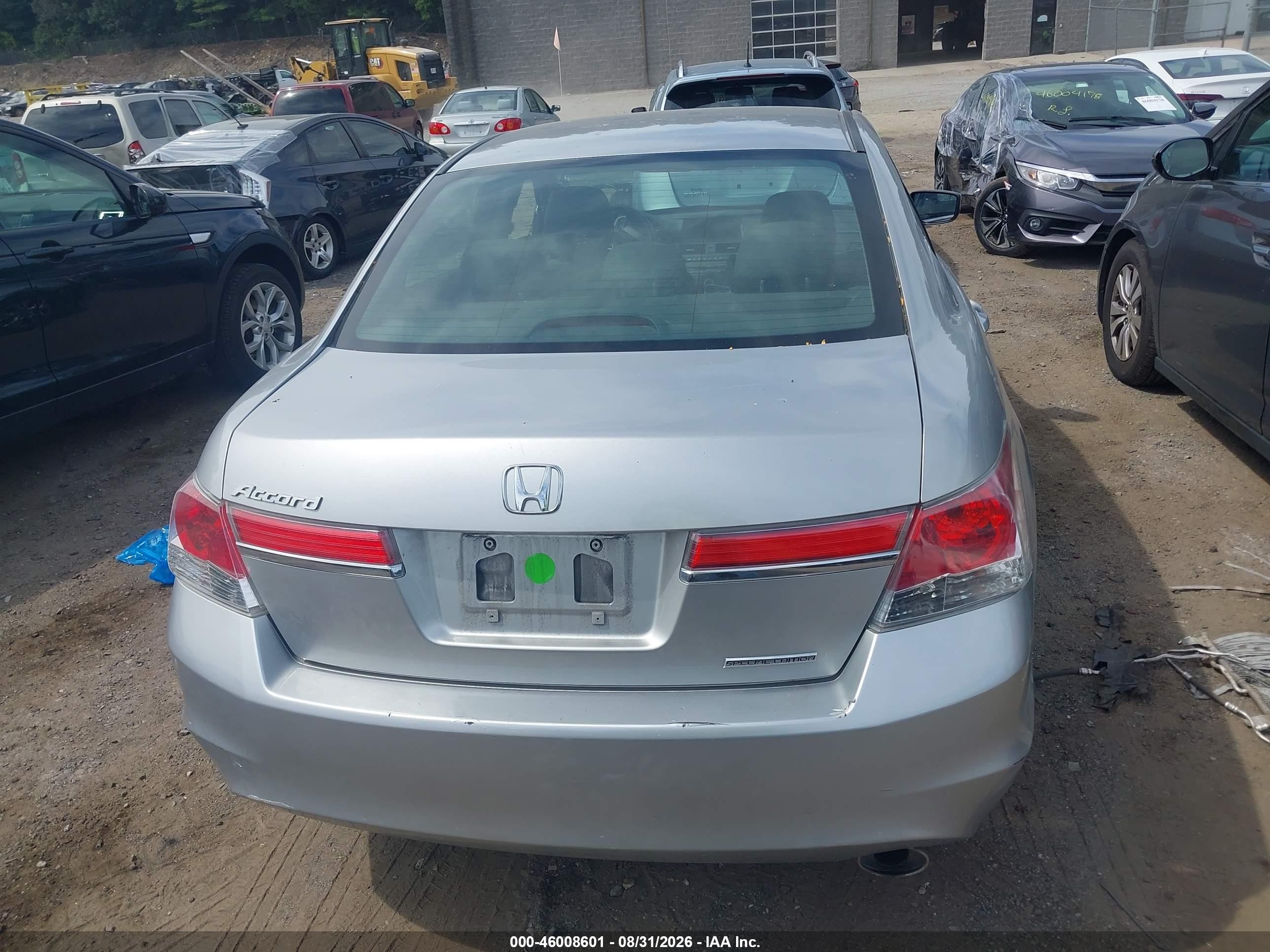 2012 Honda Accord 2.4 Se Silver vin: 1HGCP2F66CA053334