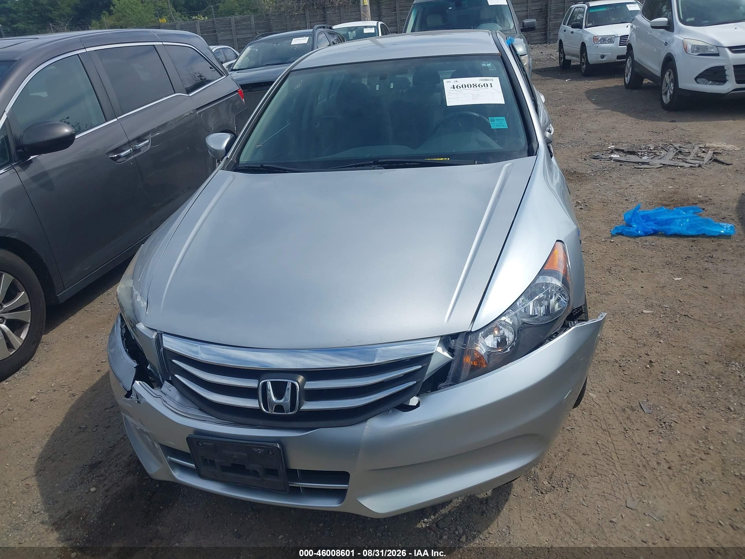 2012 Honda Accord 2.4 Se Silver vin: 1HGCP2F66CA053334