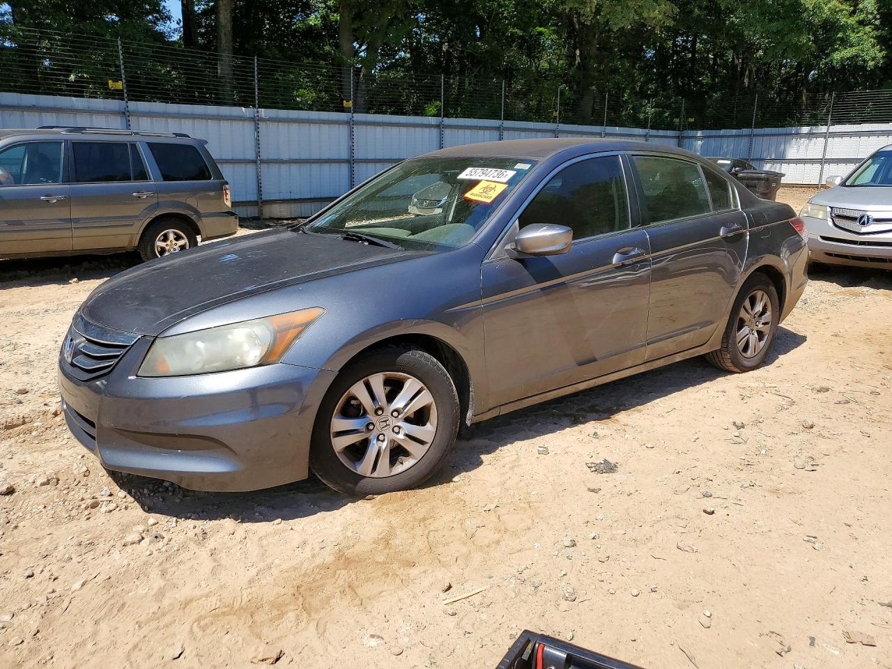 2012 Honda Accord Se Gray vin: 1HGCP2F66CA068562