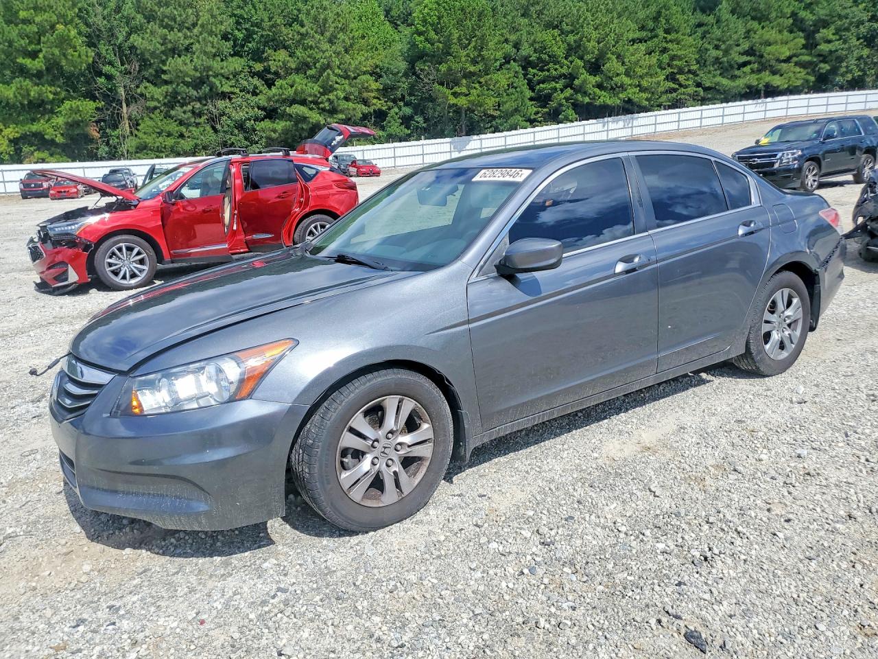 2012 Honda Accord Se Gray vin: 1HGCP2F66CA116125