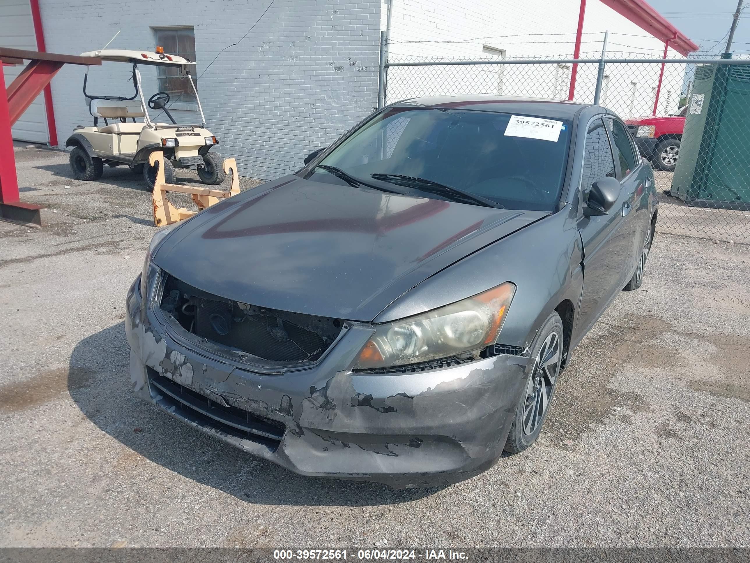2012 Honda Accord 2.4 Se Gray vin: 1HGCP2F66CA152865