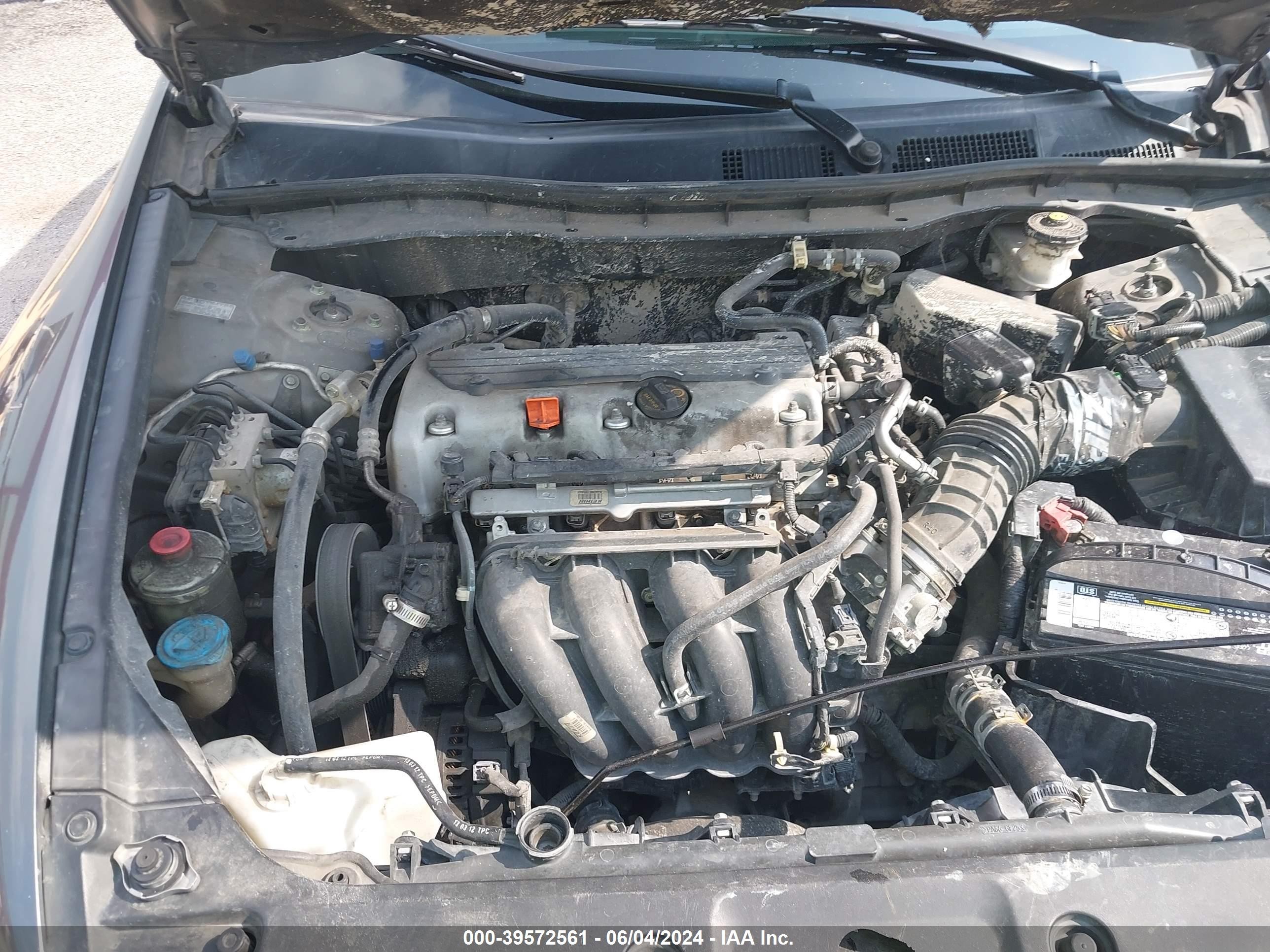 2012 Honda Accord 2.4 Se Gray vin: 1HGCP2F66CA152865
