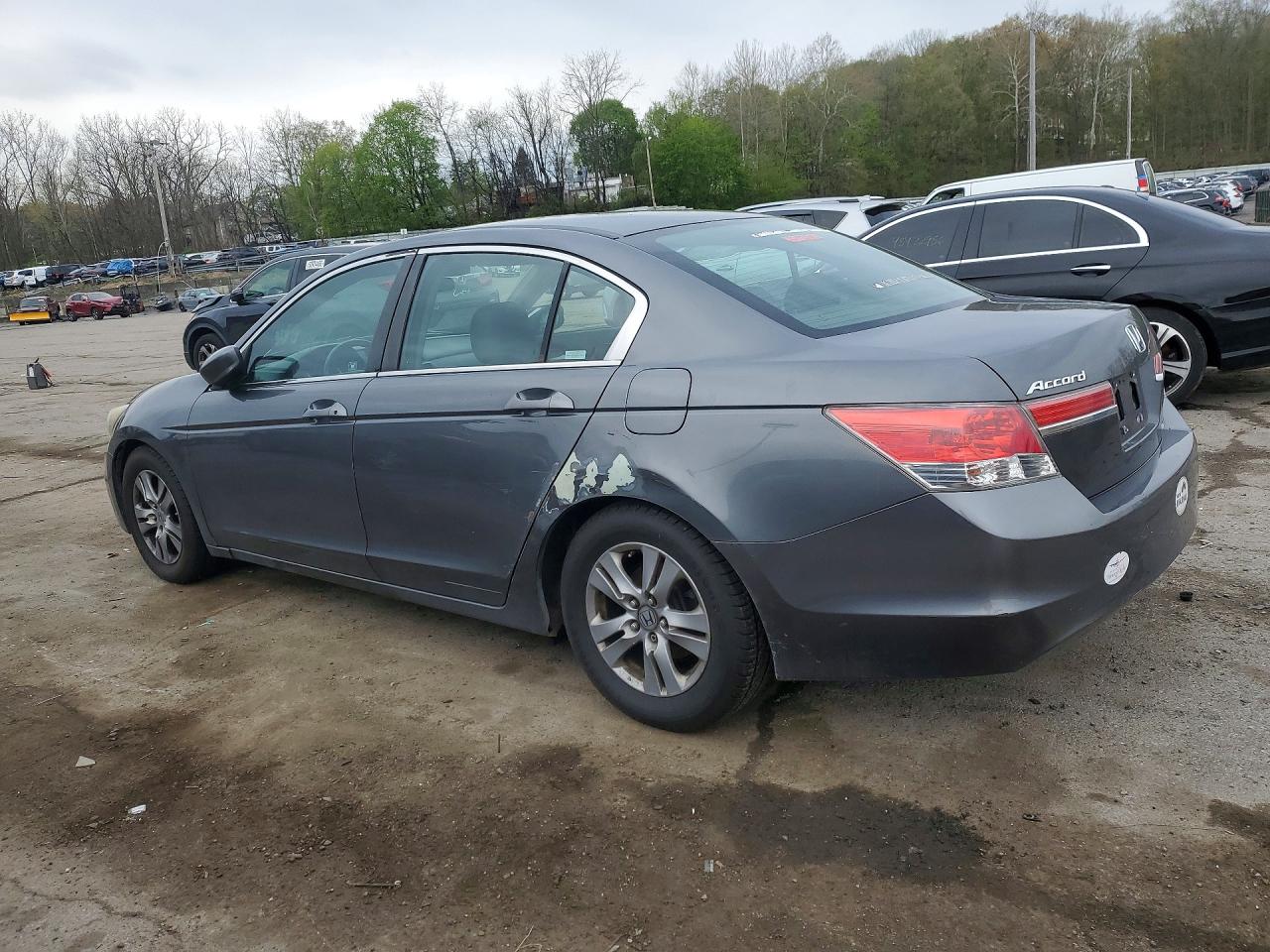 2012 Honda Accord Gray vin: 1HGCP2F66CA153224