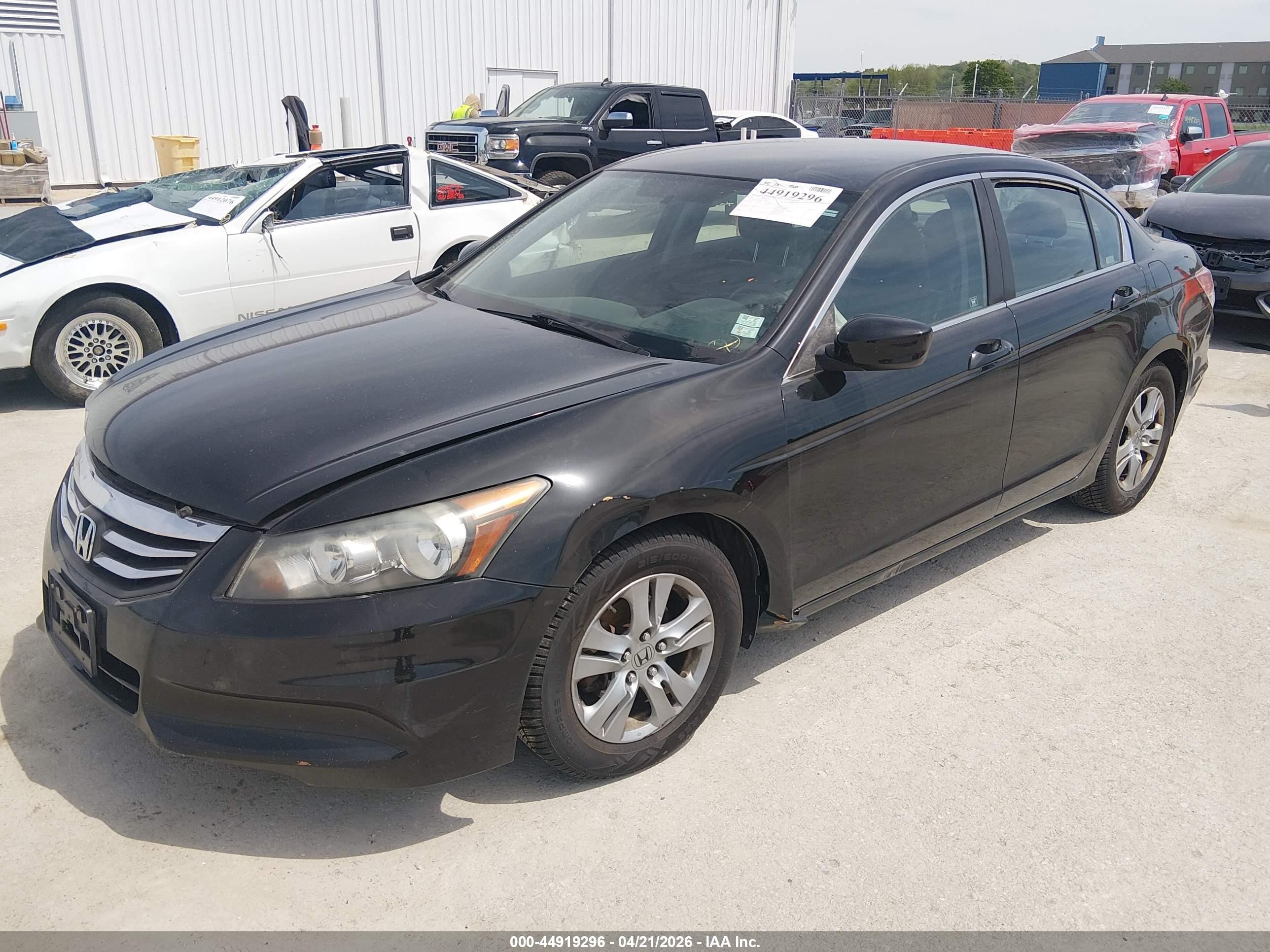 2012 Honda Accord 2.4 Se Черный vin: 1HGCP2F66CA158424