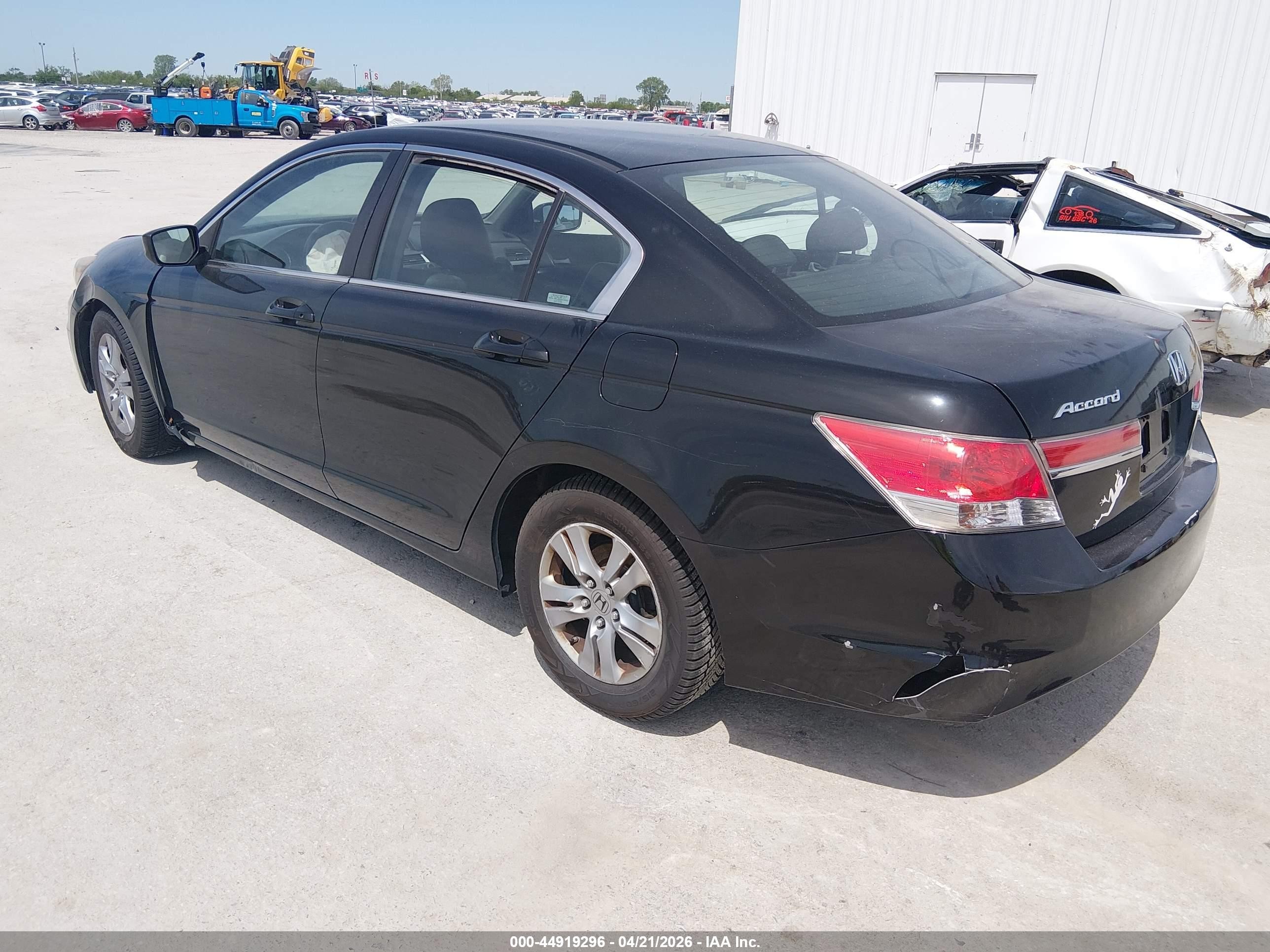 2012 Honda Accord 2.4 Se Черный vin: 1HGCP2F66CA158424