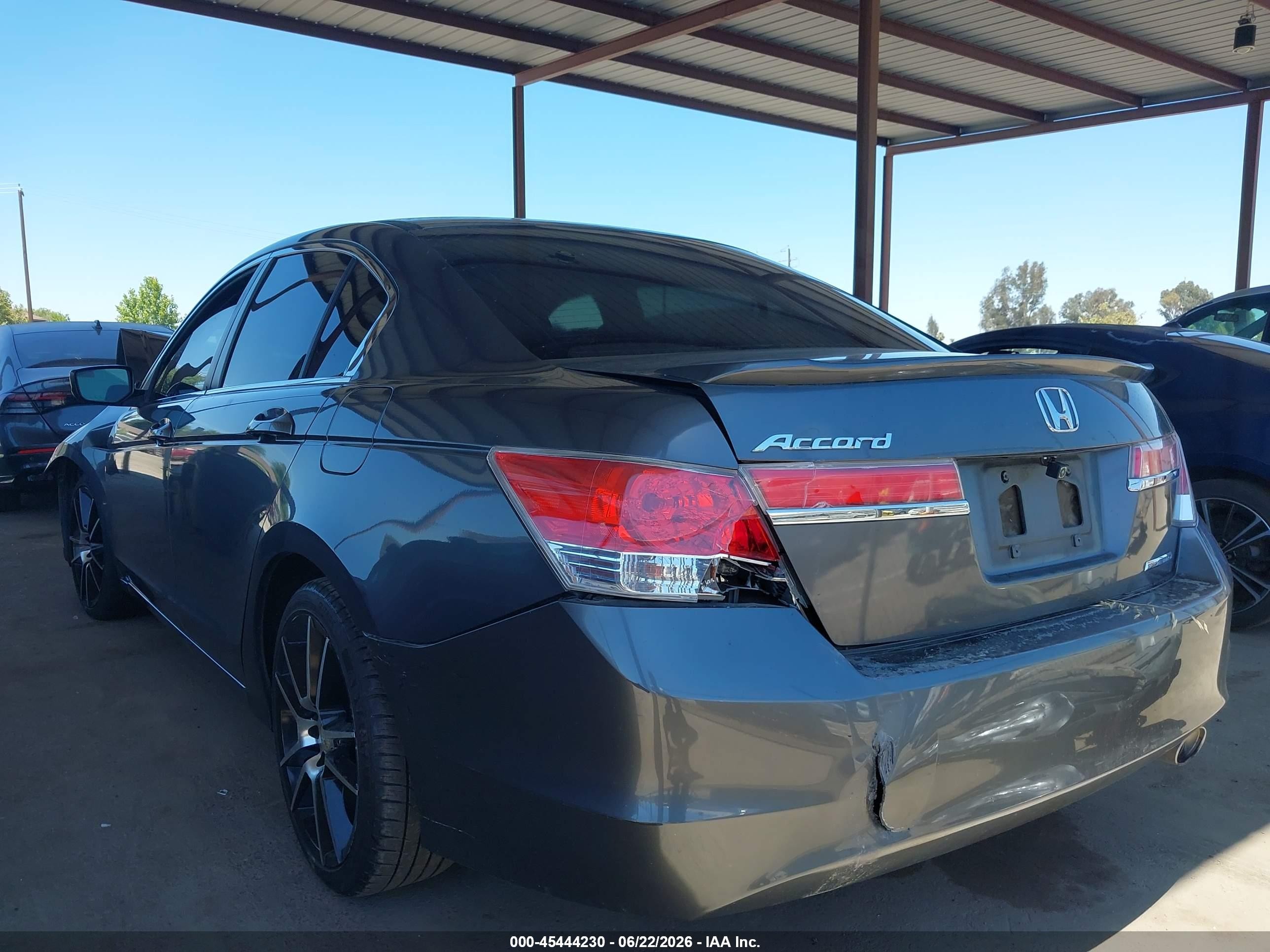 2012 Honda Accord 2.4 Se Gray vin: 1HGCP2F66CA175109
