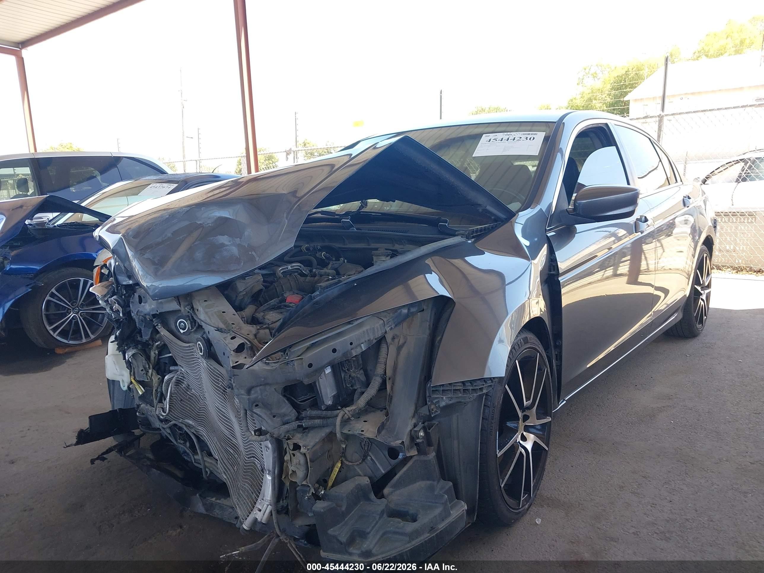 2012 Honda Accord 2.4 Se Gray vin: 1HGCP2F66CA175109