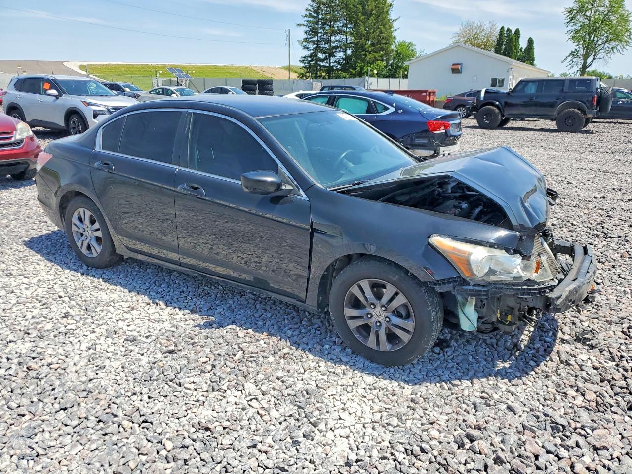 2012 Honda Accord Se Black vin: 1HGCP2F66CA188863