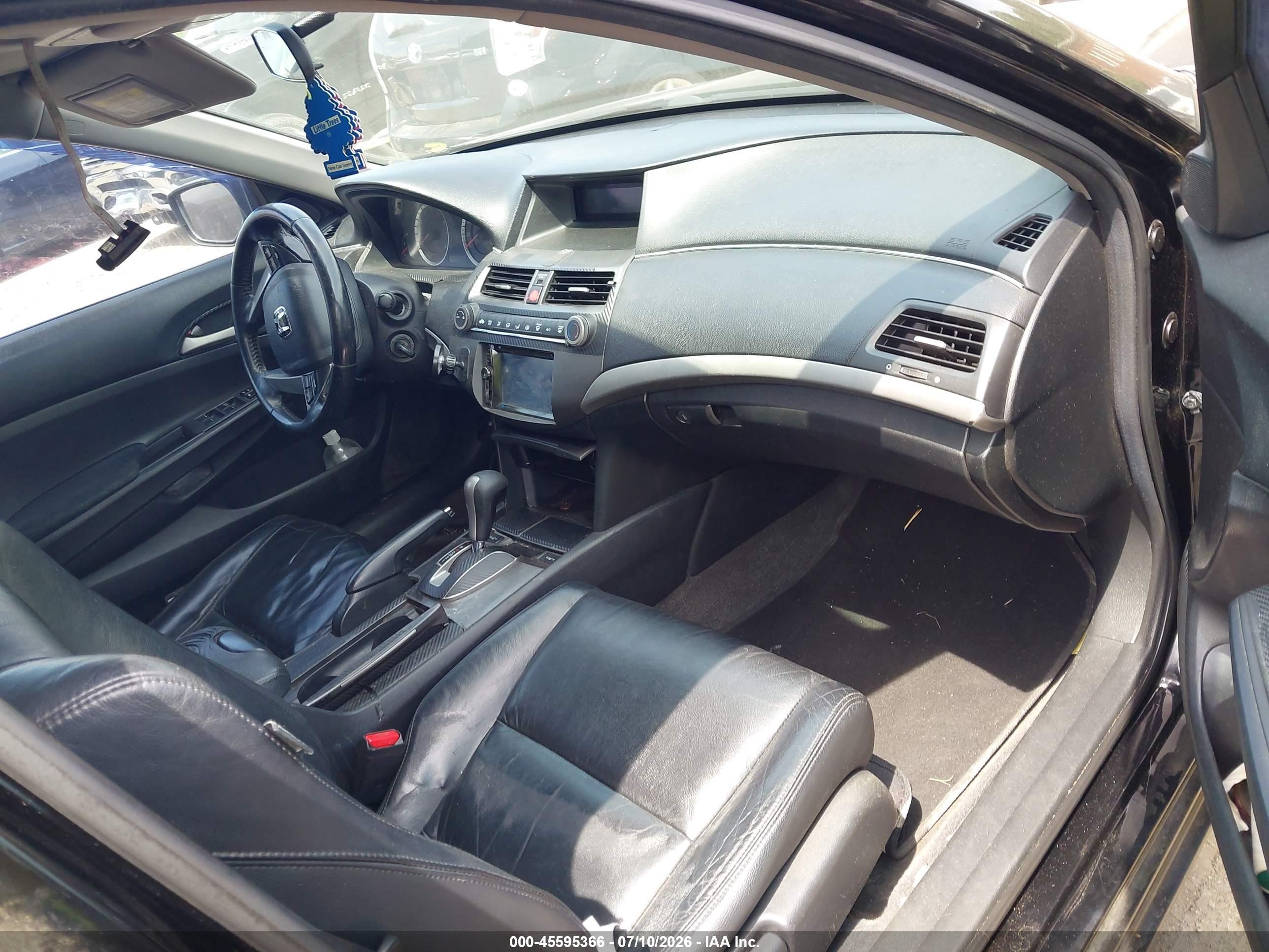 2011 Honda Accord 2.4 Se Черный vin: 1HGCP2F67BA010569