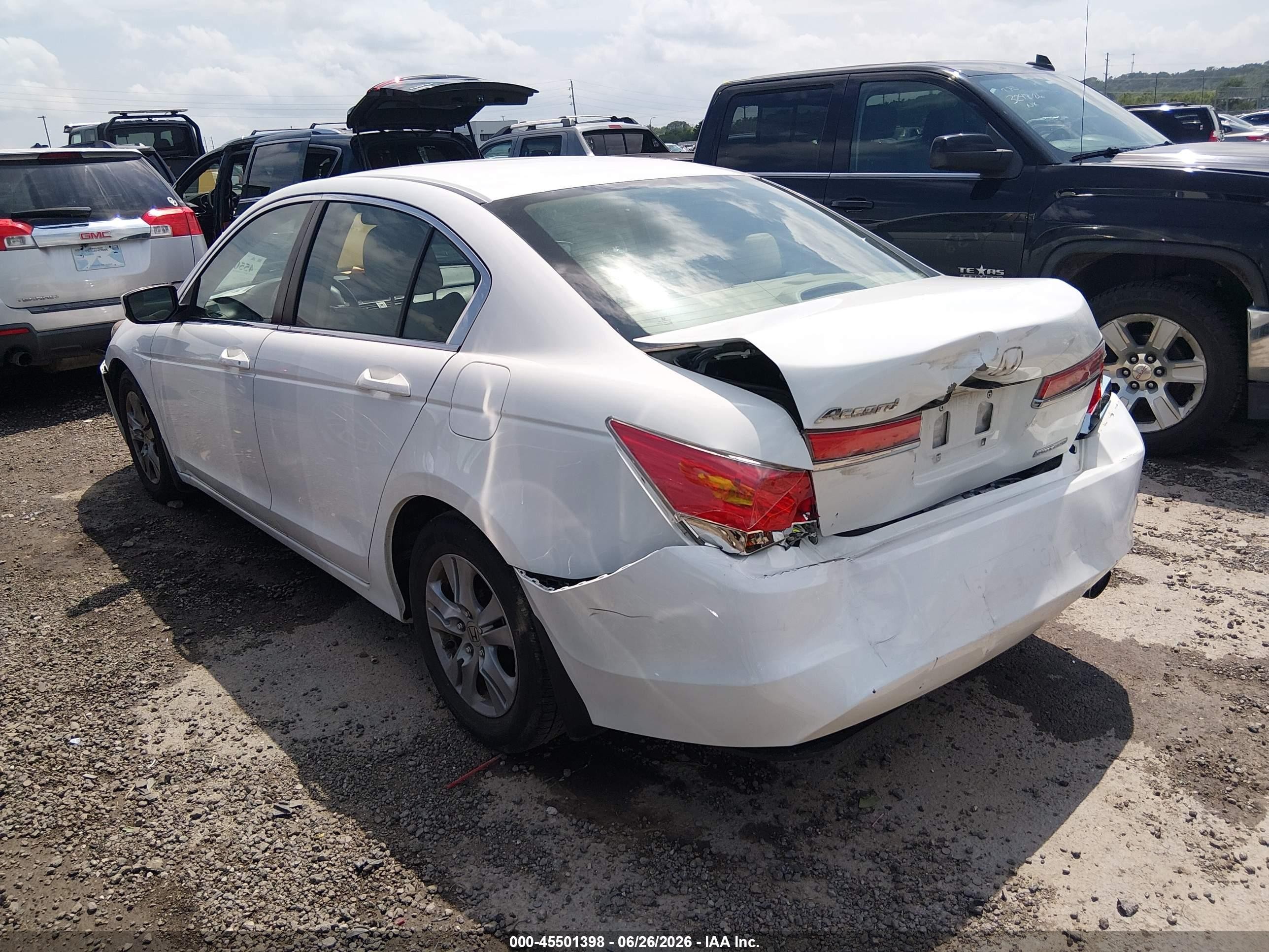 2011 Honda Accord 2.4 Se White vin: 1HGCP2F67BA017117