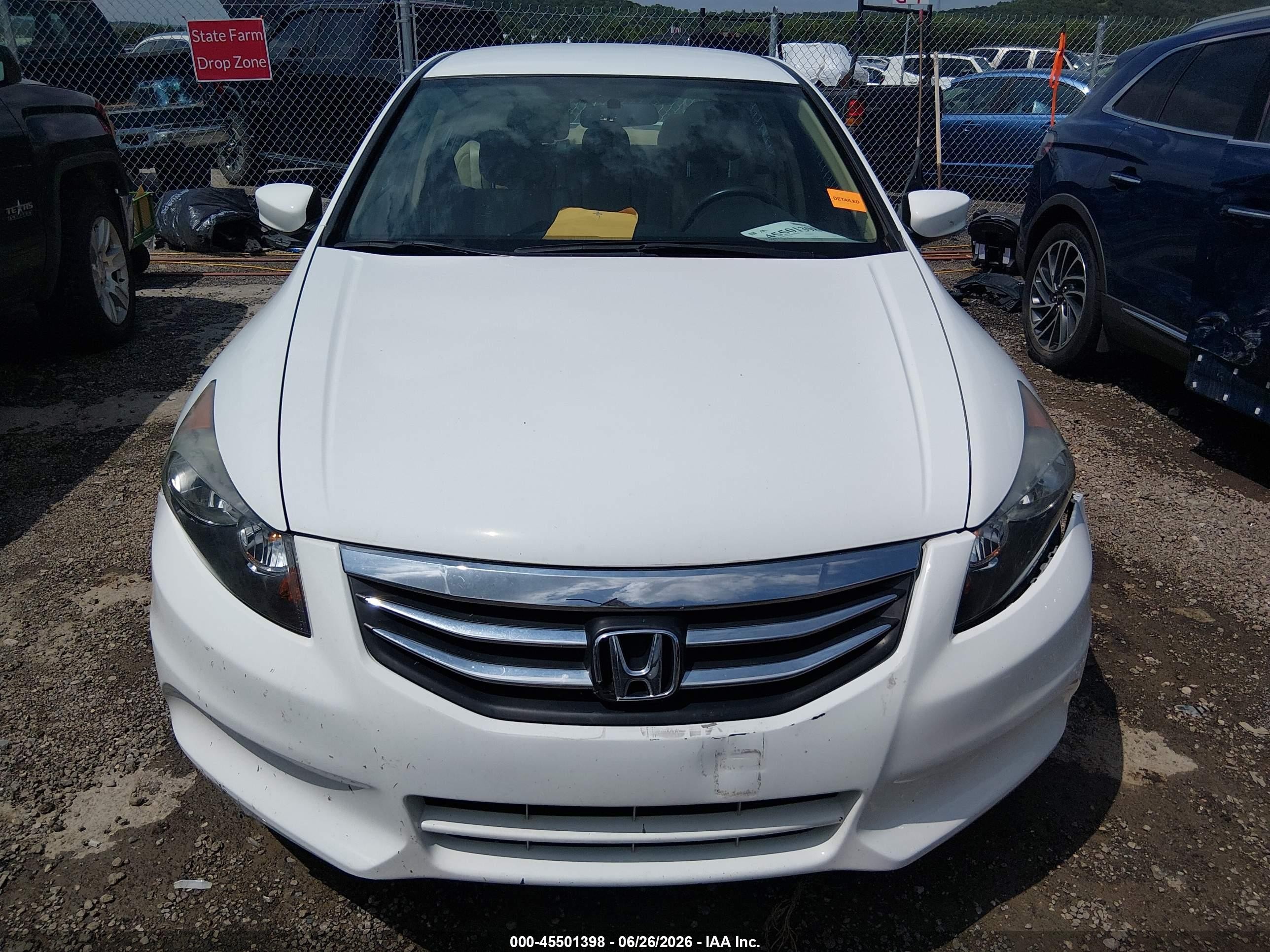 2011 Honda Accord 2.4 Se White vin: 1HGCP2F67BA017117