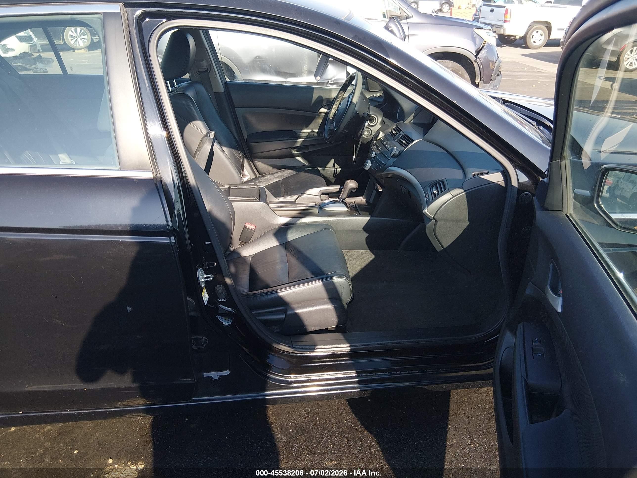 2011 Honda Accord 2.4 Se Black vin: 1HGCP2F67BA043121