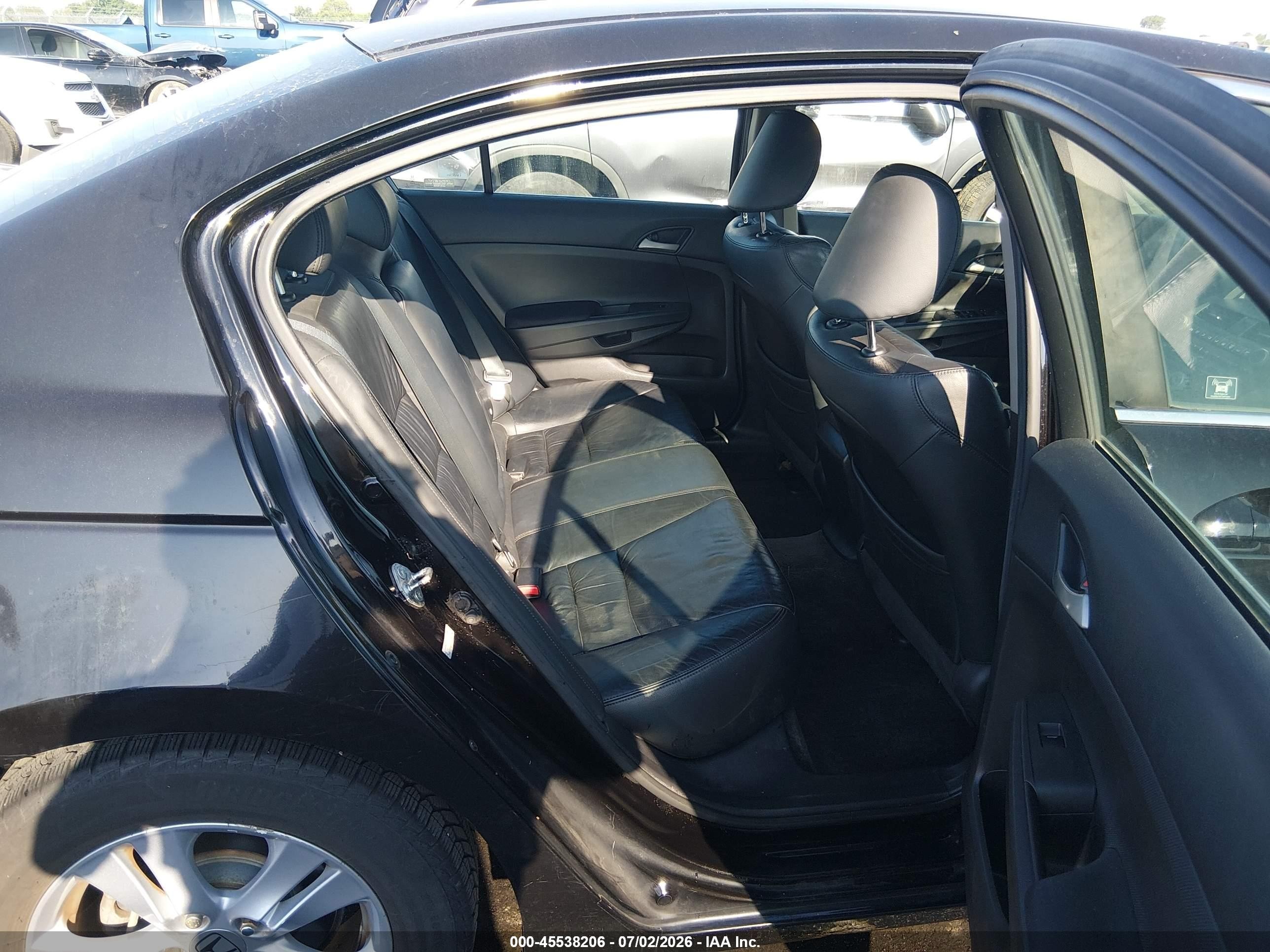 2011 Honda Accord 2.4 Se Black vin: 1HGCP2F67BA043121