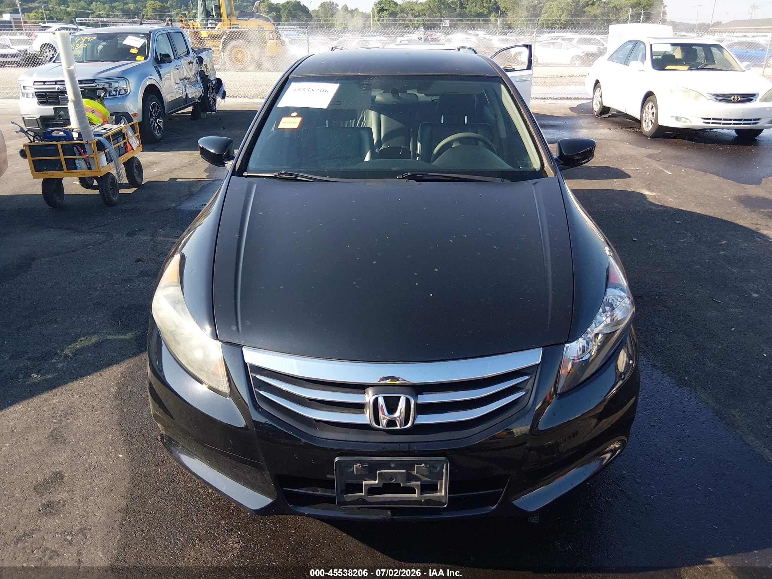 2011 Honda Accord 2.4 Se Black vin: 1HGCP2F67BA043121