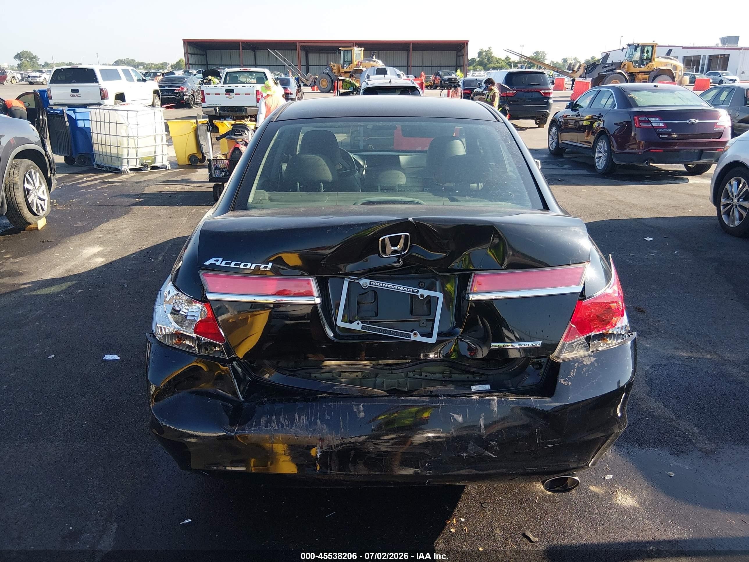 2011 Honda Accord 2.4 Se Black vin: 1HGCP2F67BA043121