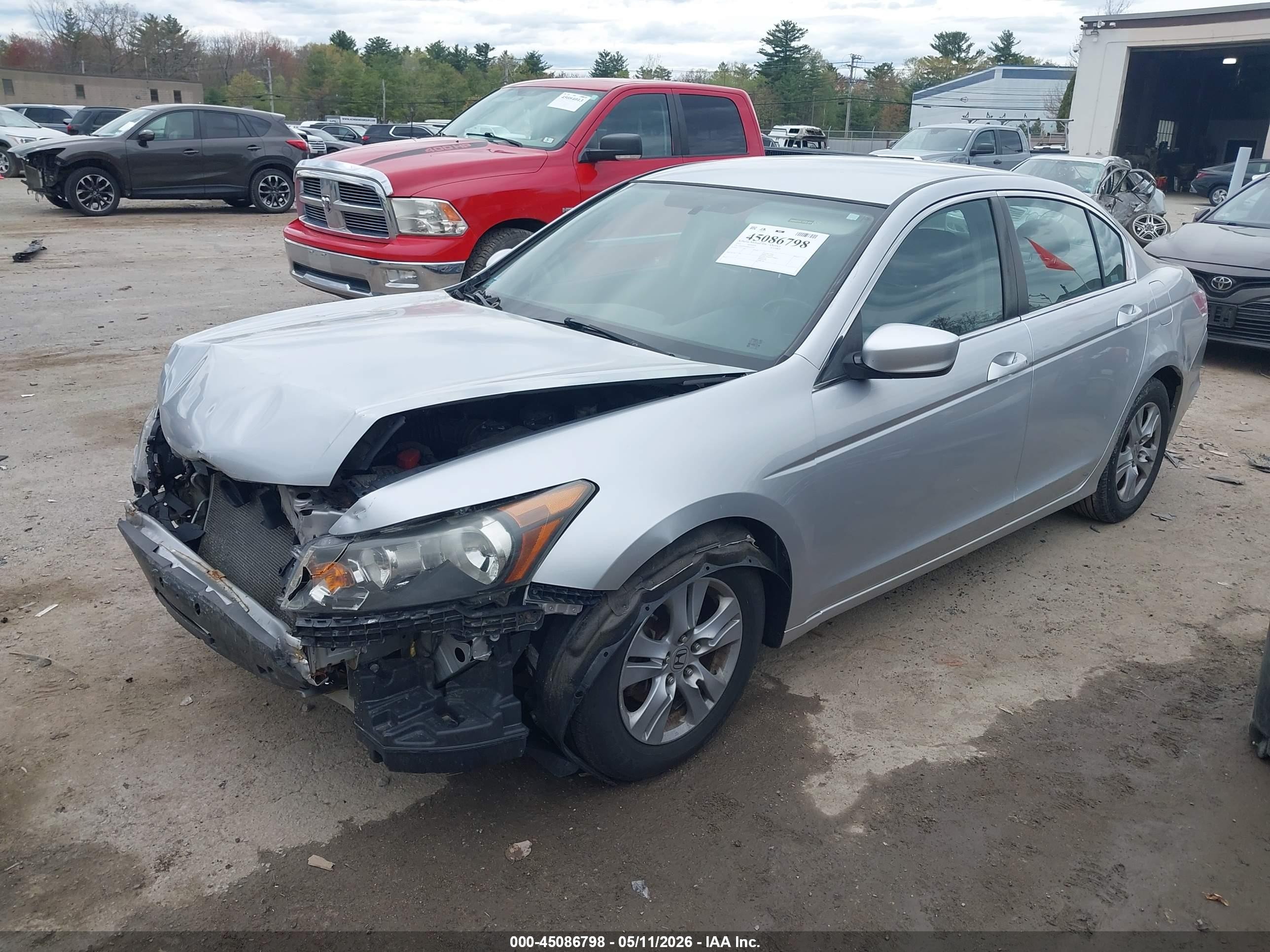 2011 Honda Accord 2.4 Se Silver vin: 1HGCP2F67BA073543