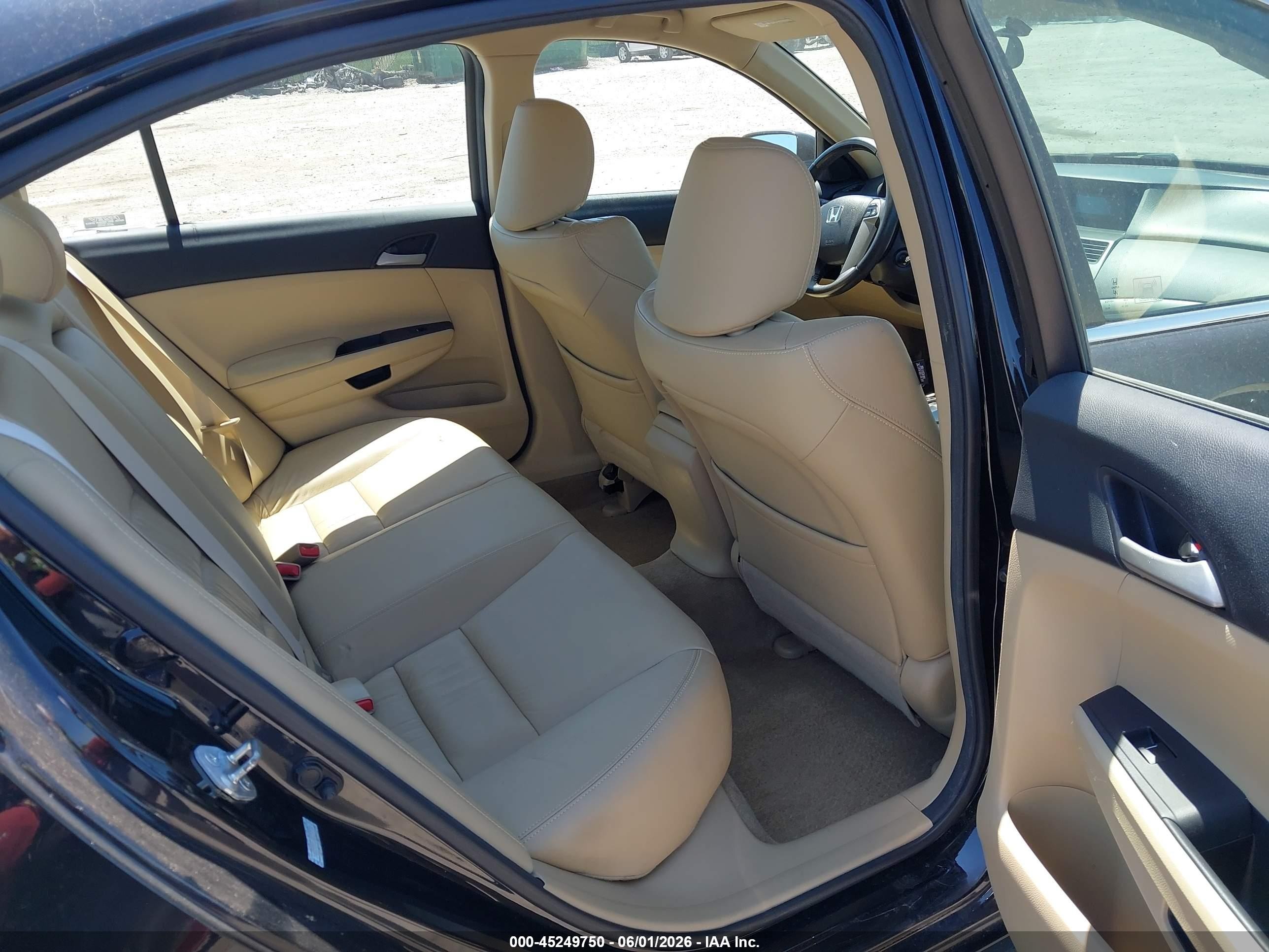 2011 Honda Accord 2.4 Se Black vin: 1HGCP2F67BA117170