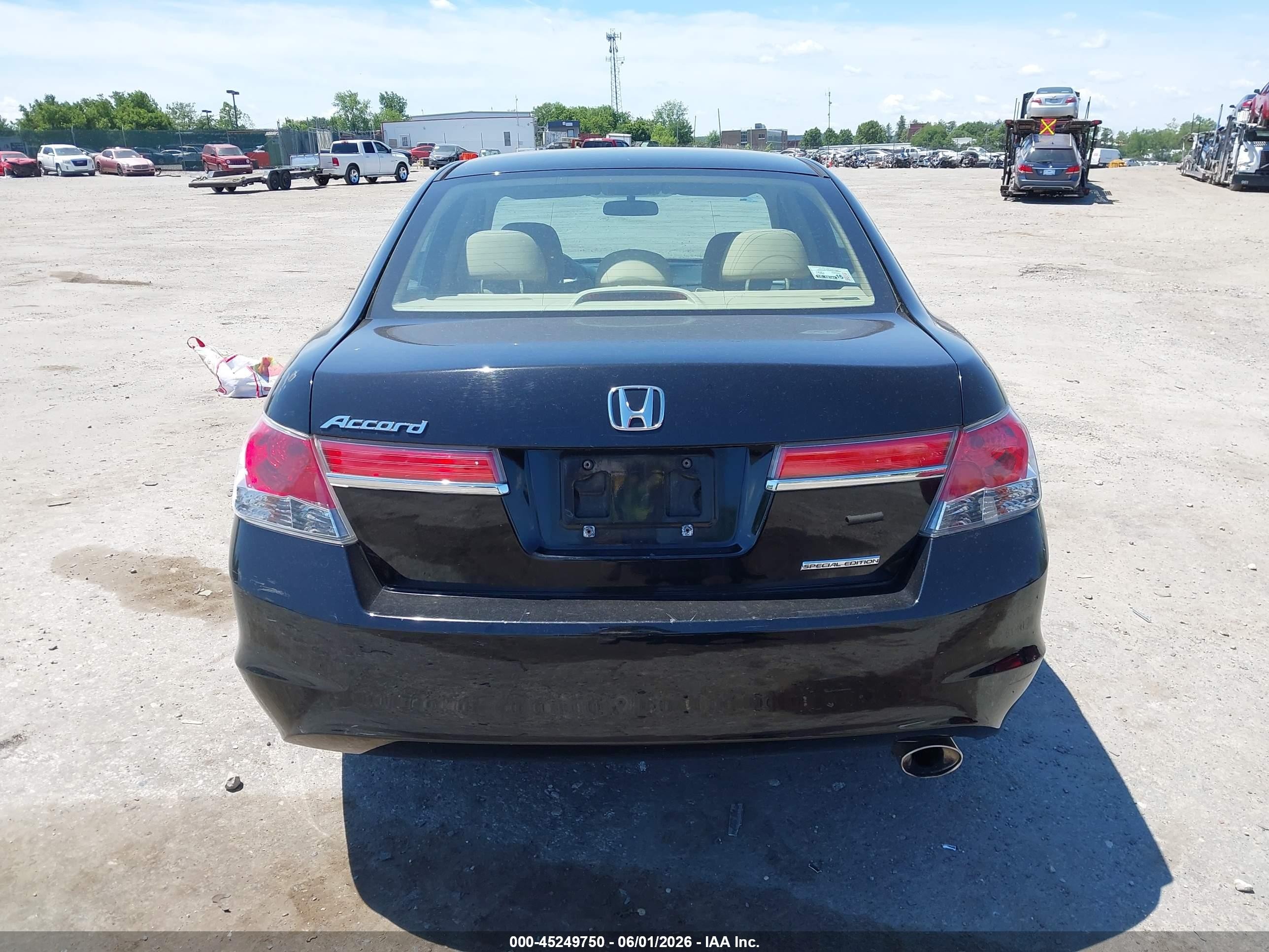 2011 Honda Accord 2.4 Se Black vin: 1HGCP2F67BA117170