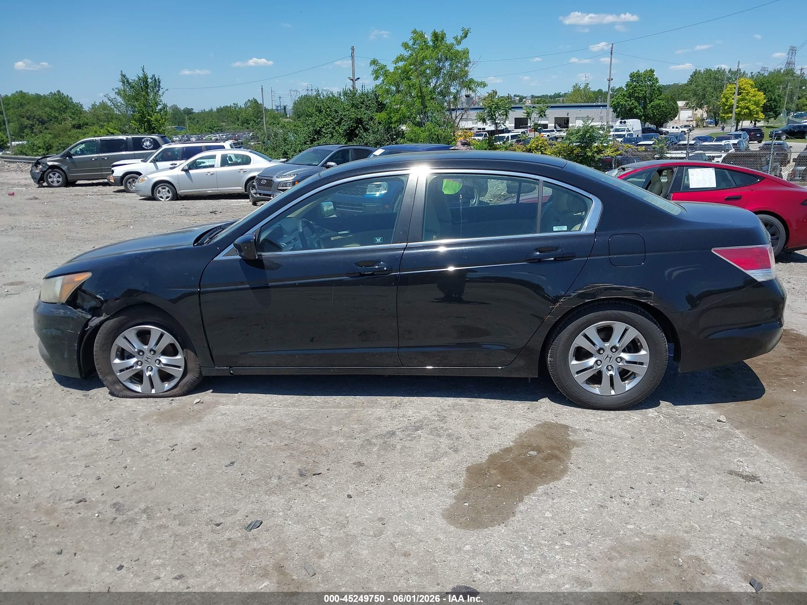 2011 Honda Accord 2.4 Se Black vin: 1HGCP2F67BA117170
