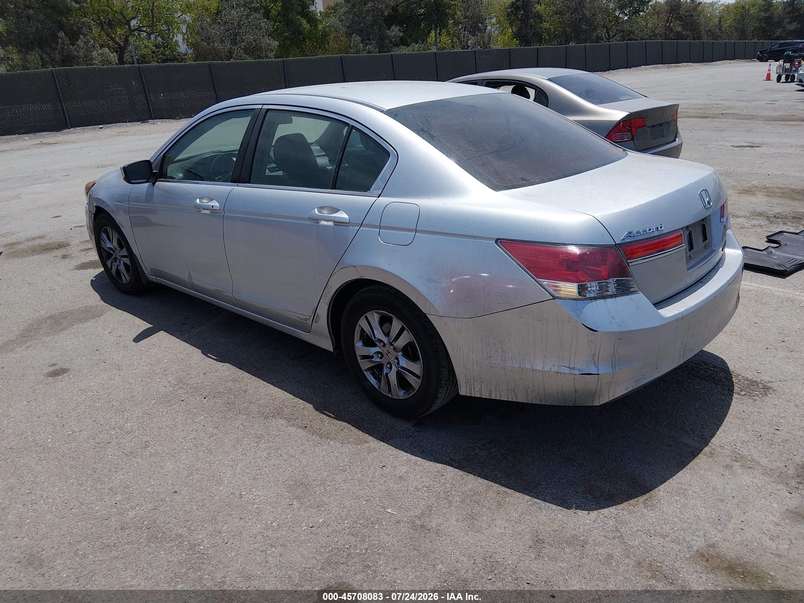 2011 Honda Accord 2.4 Se Silver vin: 1HGCP2F67BA118464