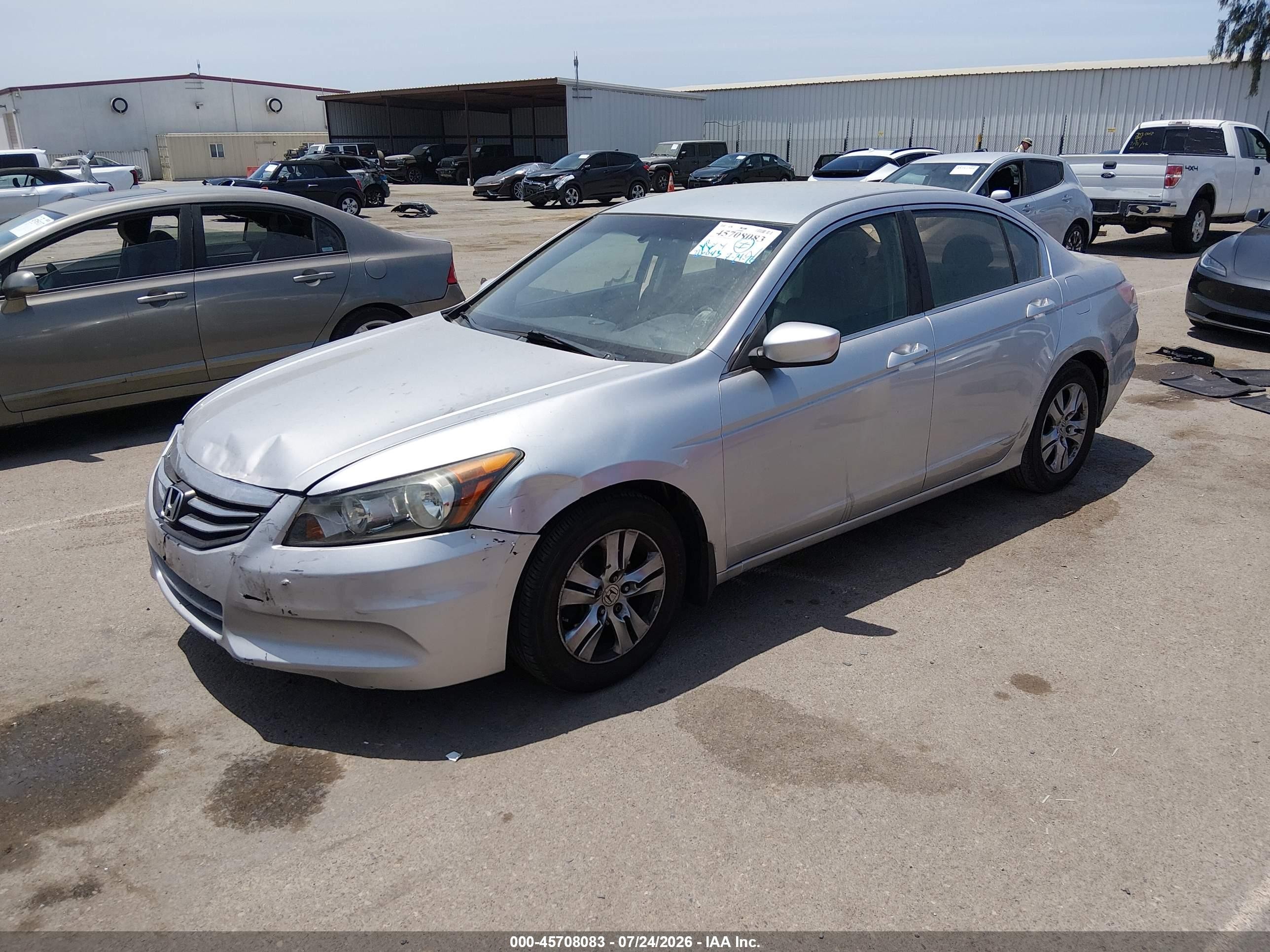 2011 Honda Accord 2.4 Se Silver vin: 1HGCP2F67BA118464