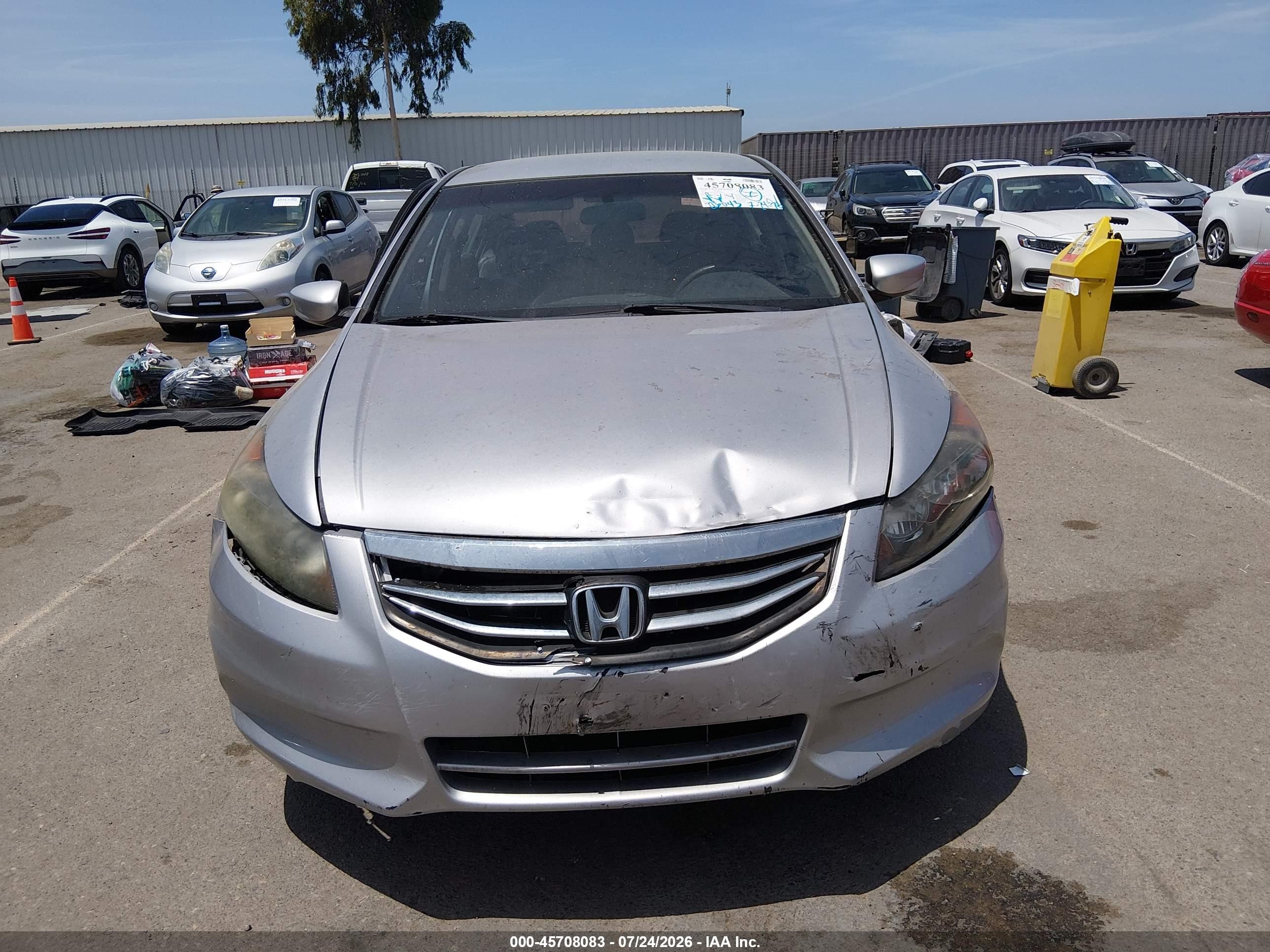 2011 Honda Accord 2.4 Se Silver vin: 1HGCP2F67BA118464