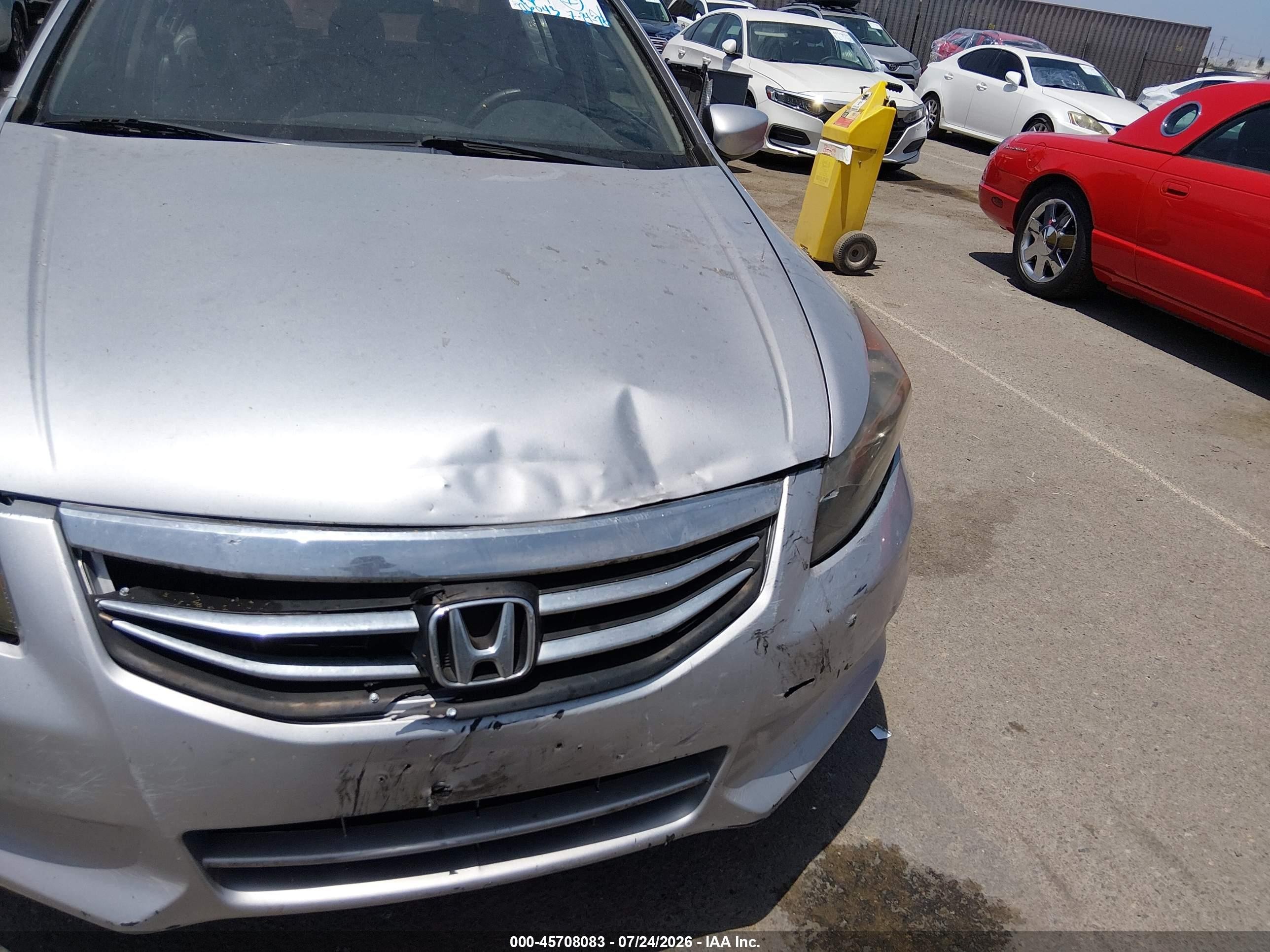 2011 Honda Accord 2.4 Se Silver vin: 1HGCP2F67BA118464