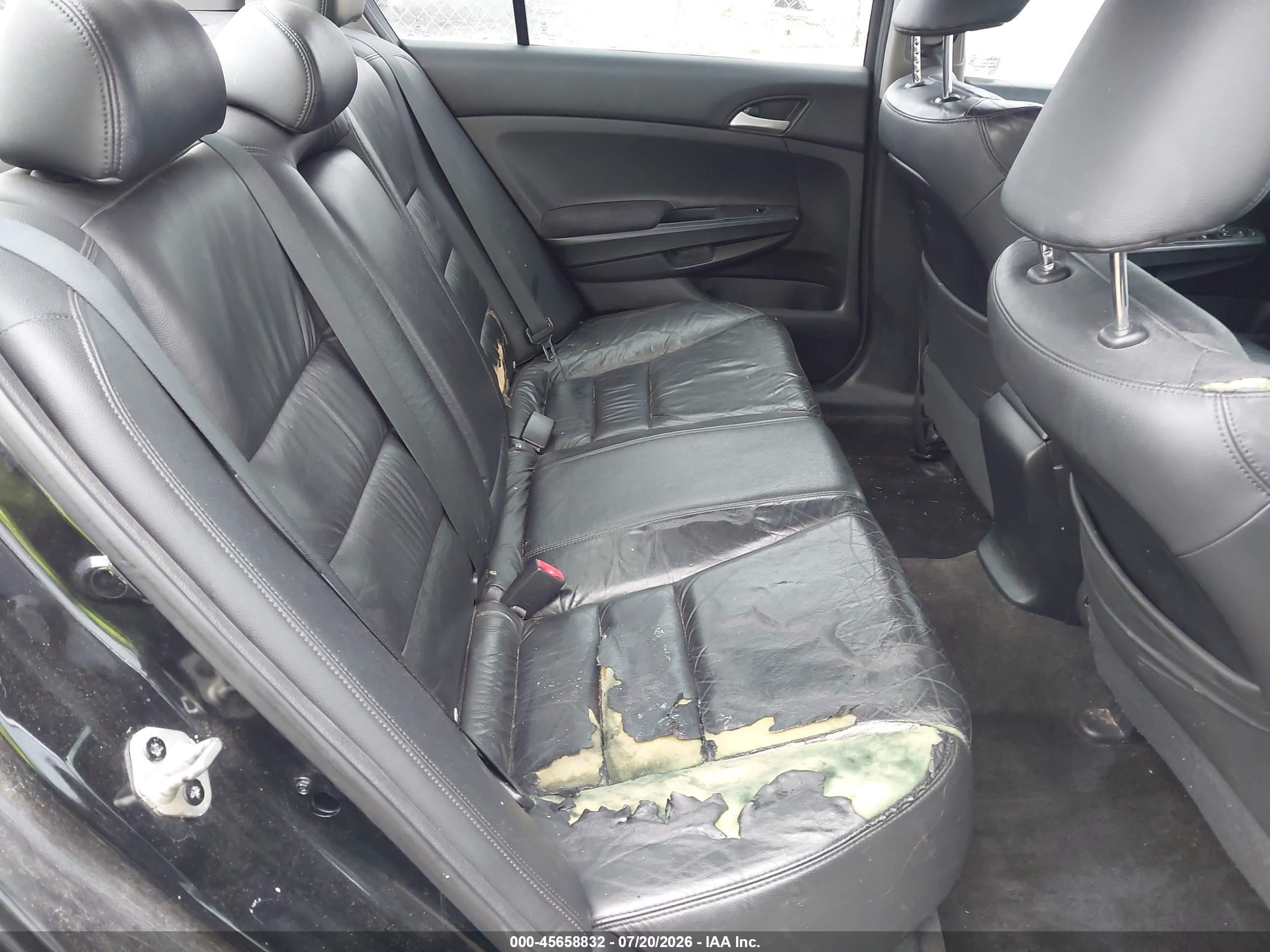 2011 Honda Accord 2.4 Se Черный vin: 1HGCP2F67BA130453