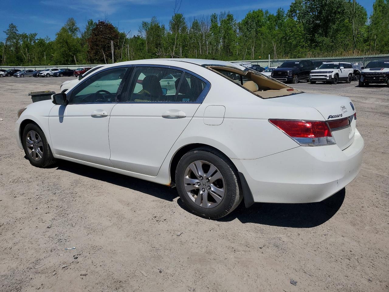 2011 Honda Accord Se White vin: 1HGCP2F67BA143607
