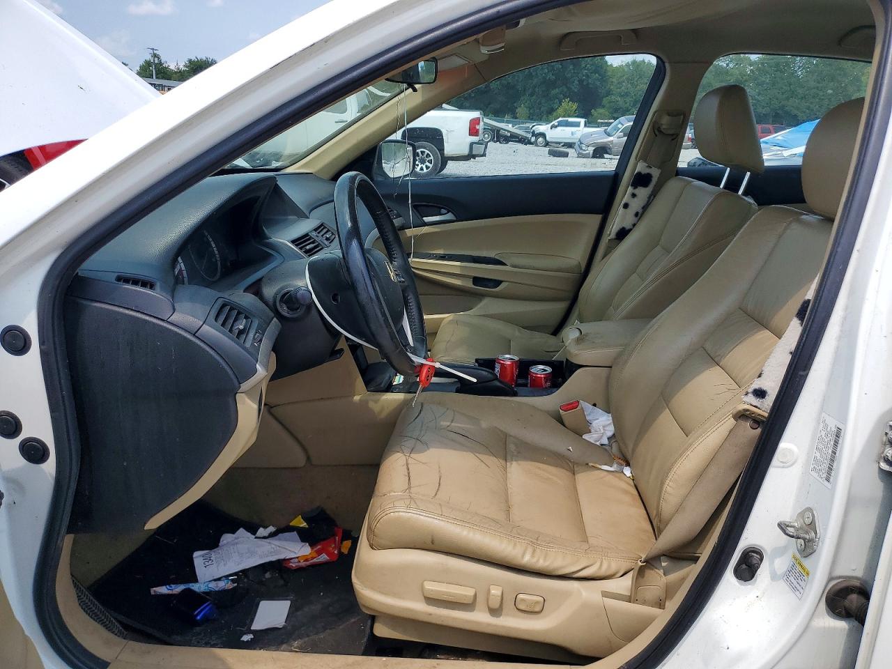 2012 Honda Accord Se White vin: 1HGCP2F67CA005759