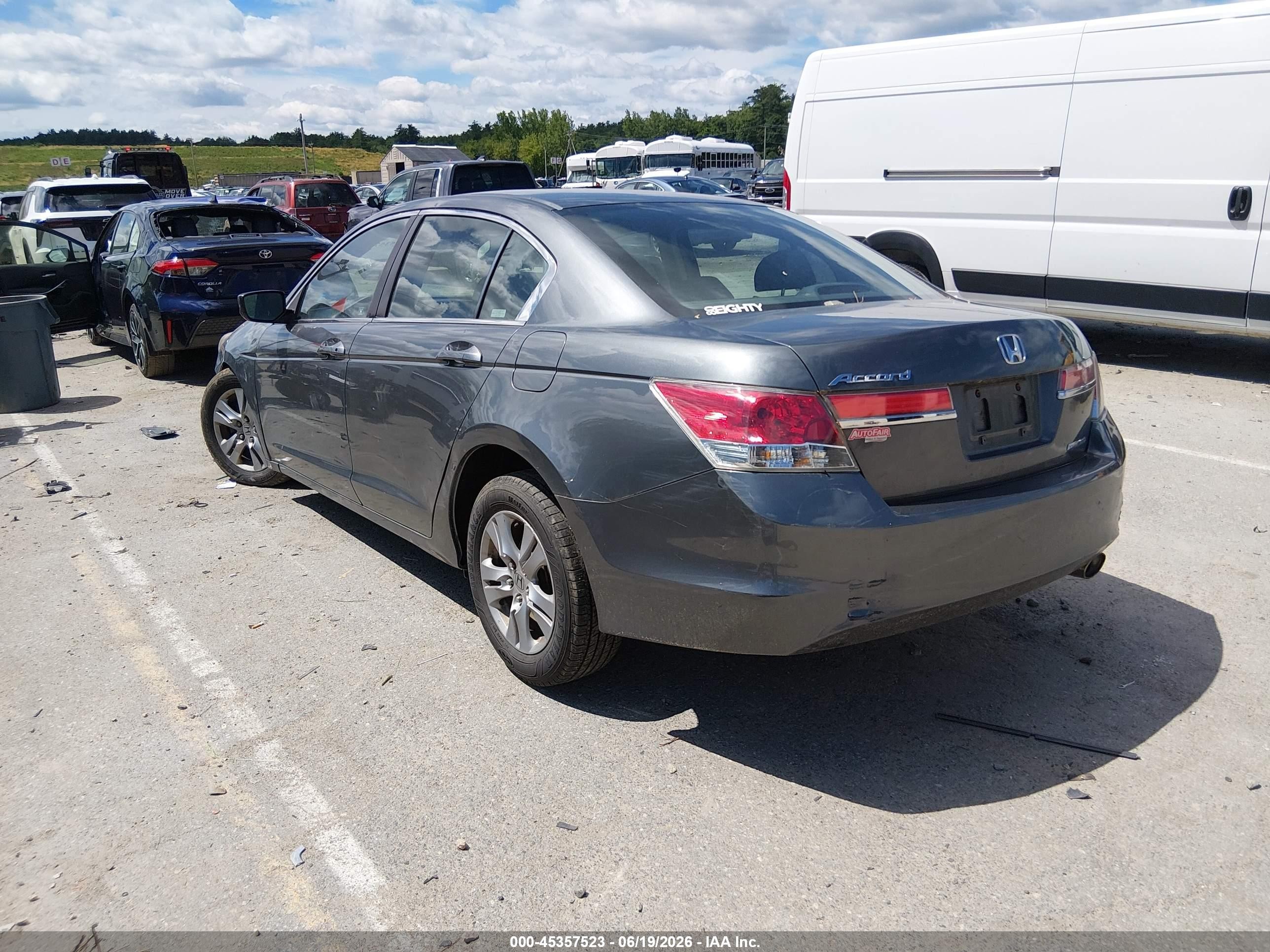 2012 Honda Accord 2.4 Se Gray vin: 1HGCP2F67CA014316