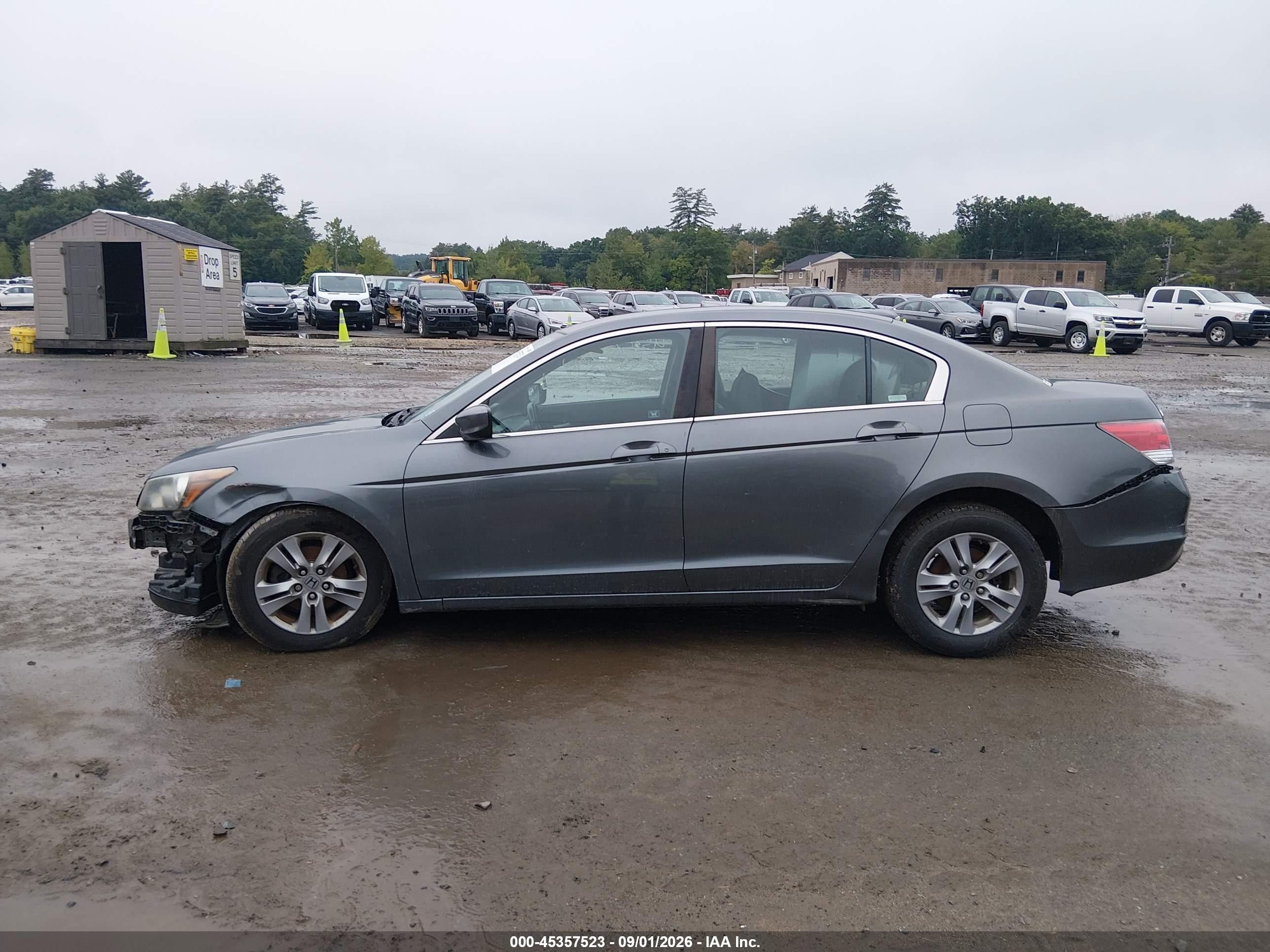 2012 Honda Accord 2.4 Se Gray vin: 1HGCP2F67CA014316