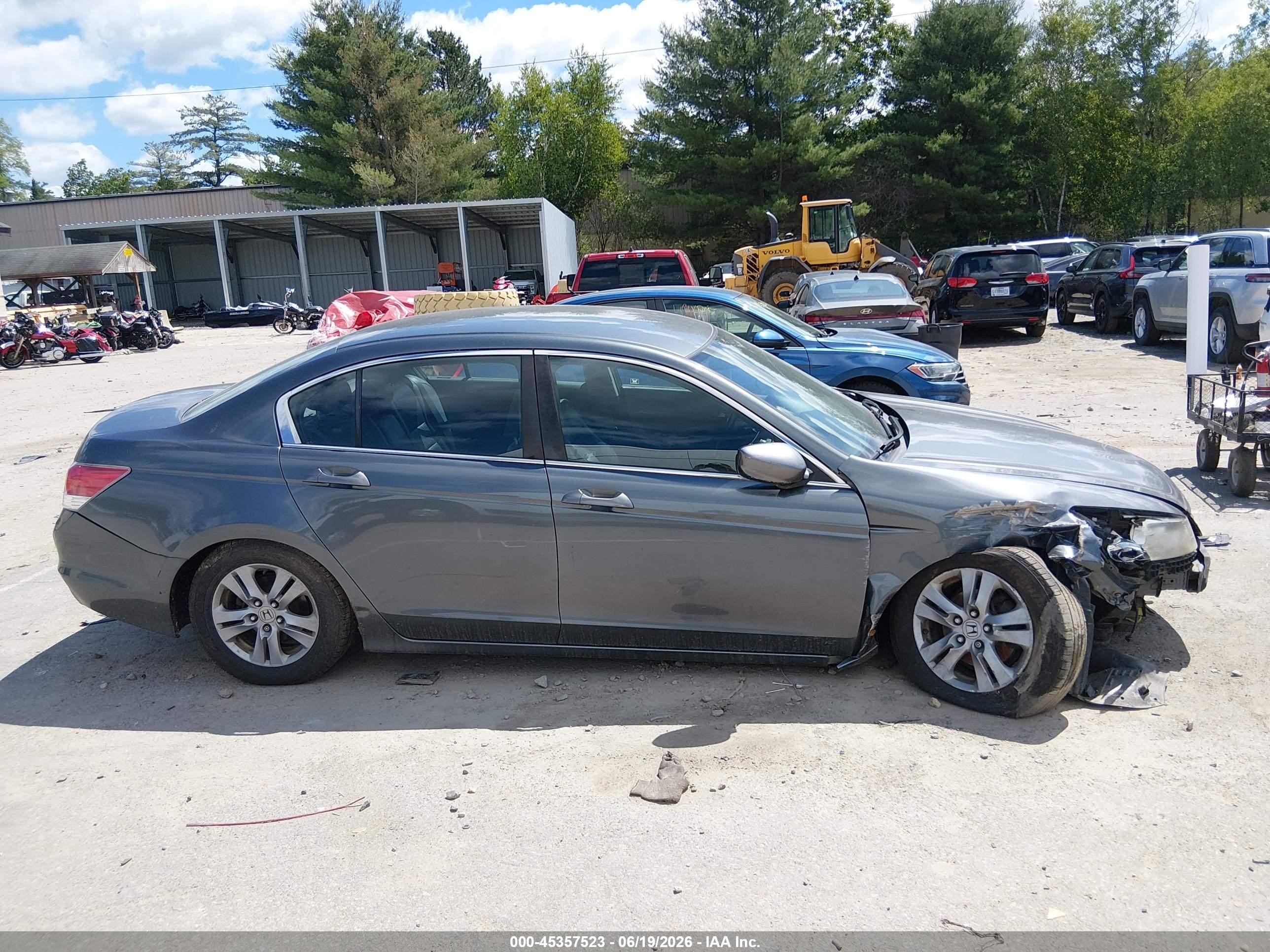 2012 Honda Accord 2.4 Se Gray vin: 1HGCP2F67CA014316