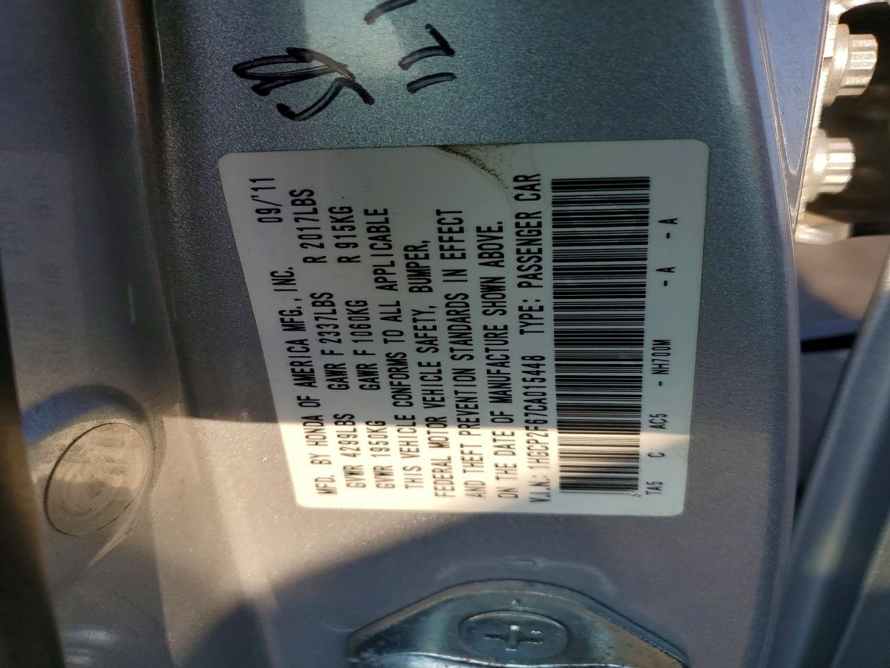 2012 Honda Accord Se Gray vin: 1HGCP2F67CA015448