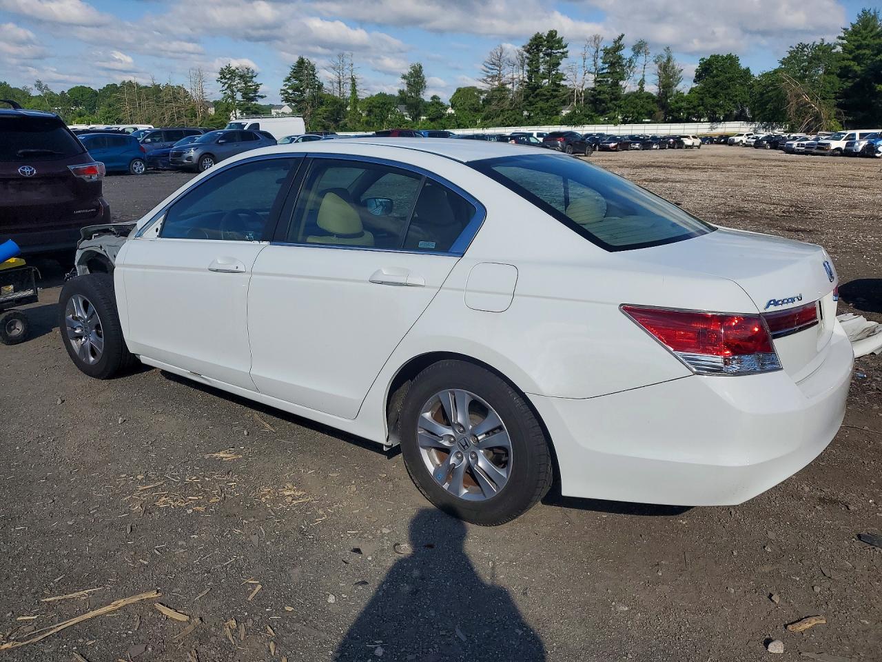 2012 Honda Accord Se Белый vin: 1HGCP2F67CA020617