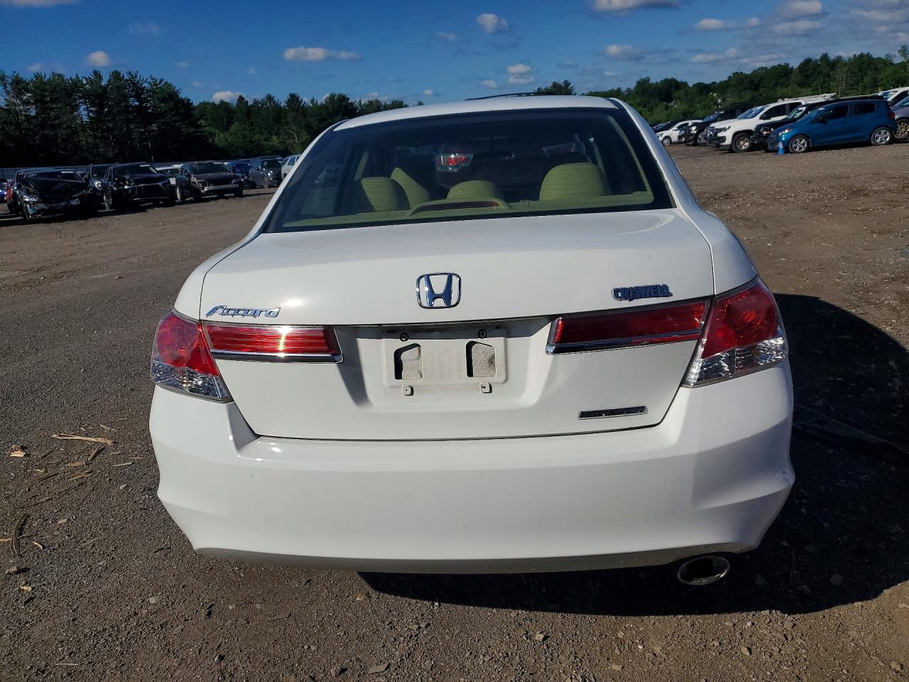 2012 Honda Accord Se Белый vin: 1HGCP2F67CA020617
