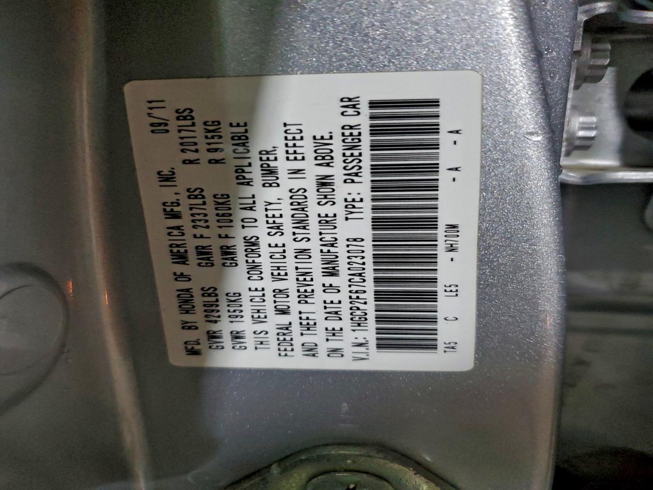 2012 Honda Accord Se Silver vin: 1HGCP2F67CA023078